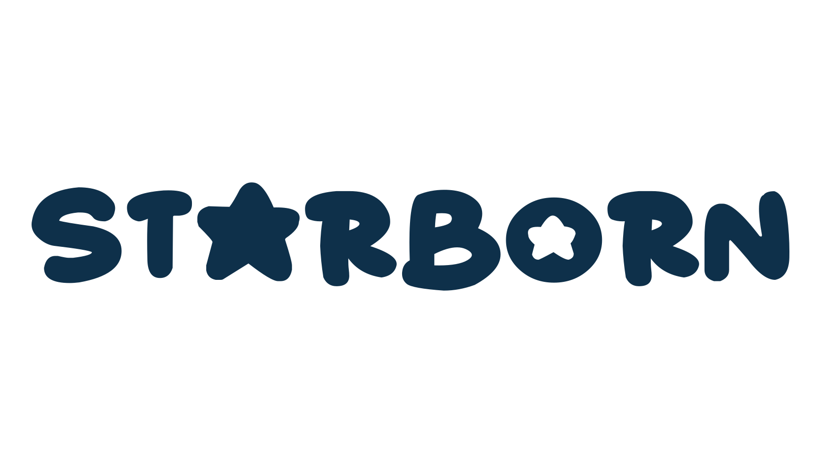 Starborn, cartoon font preview