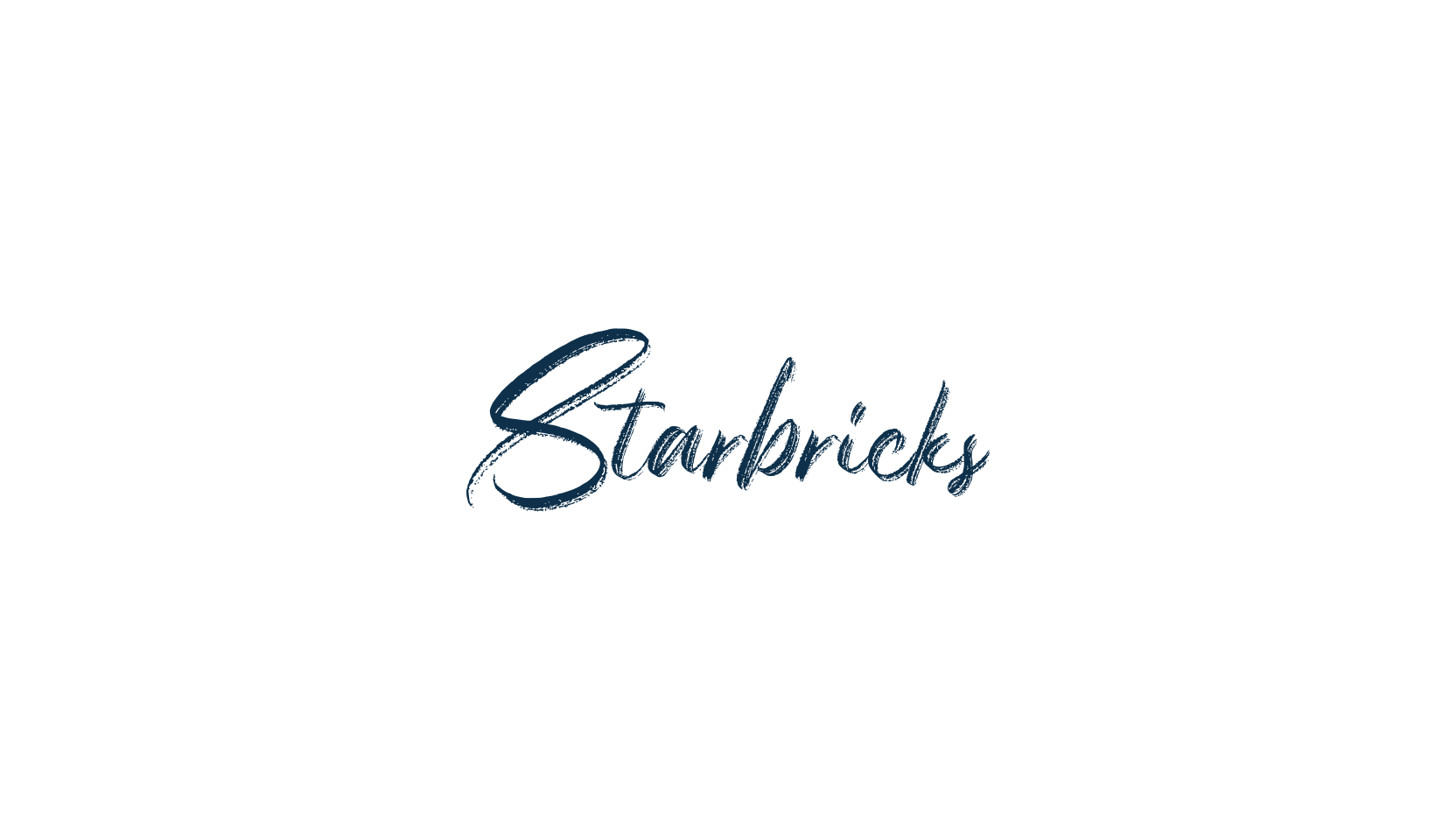 Starbricks, brush font preview