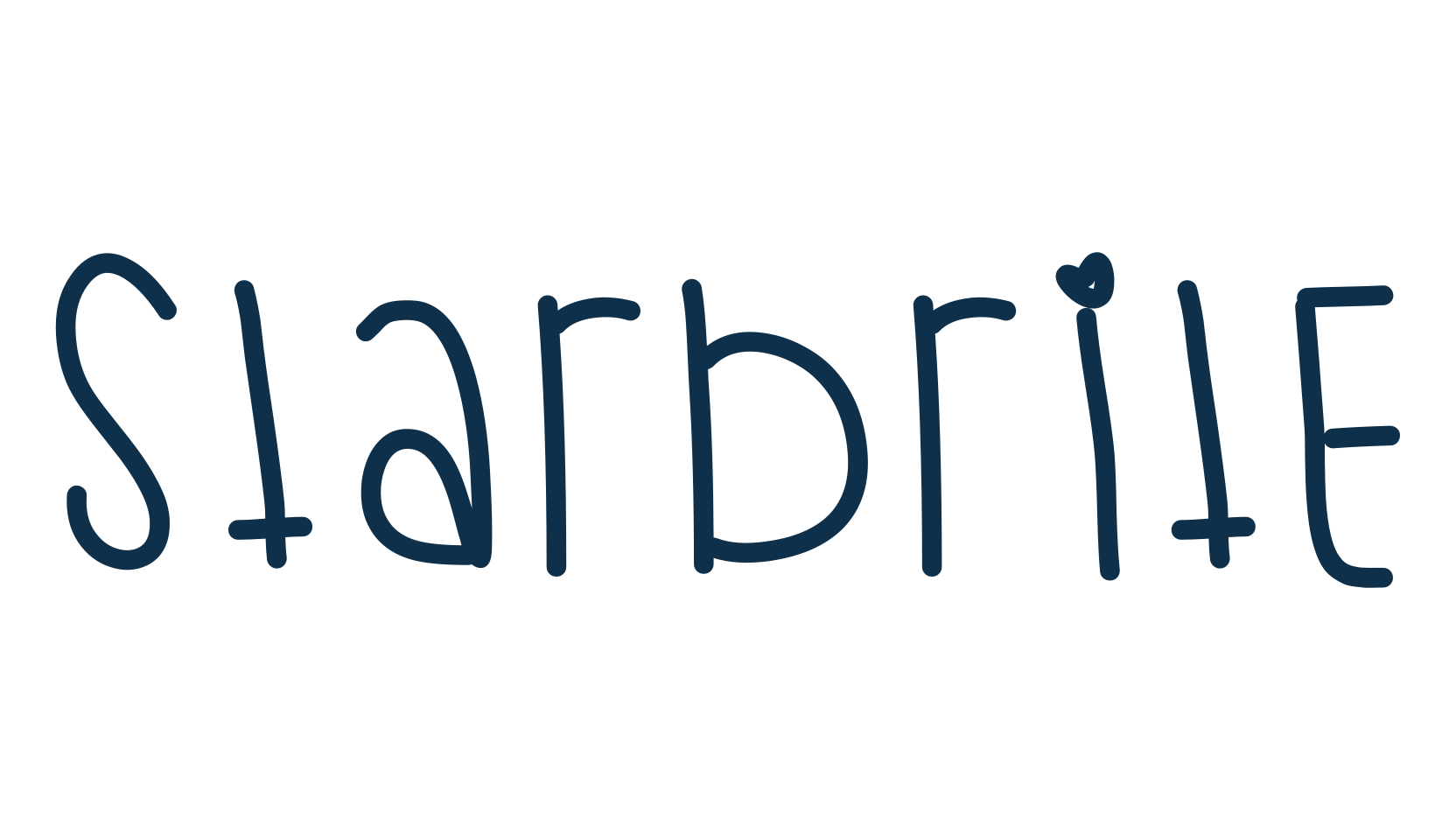 Starbrite, script handwritten fancy decorative calligraphy font preview
