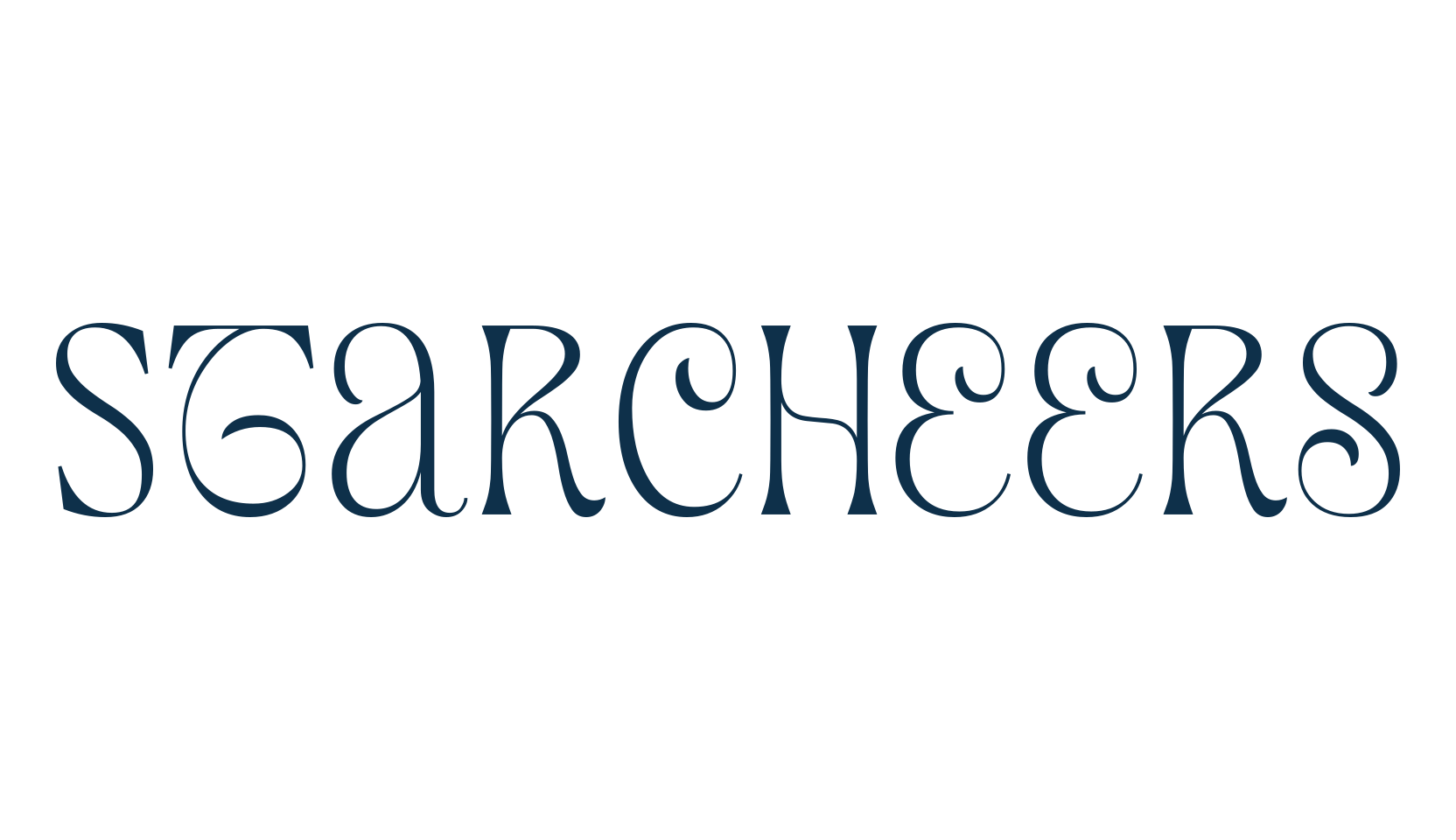 Starcheers, fancy retro decorative font preview