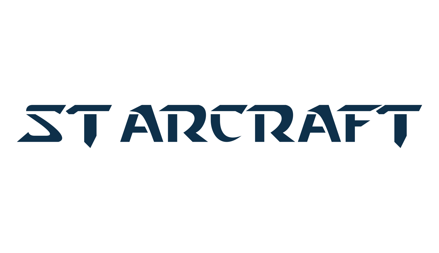 Starcraft, sci-fi font preview