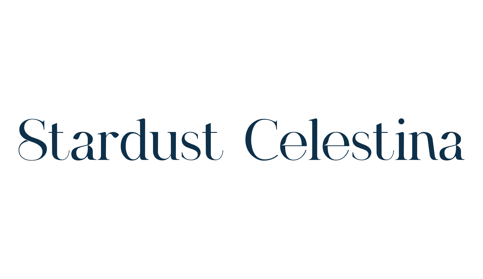 Stardust Celestina, basic serif font preview