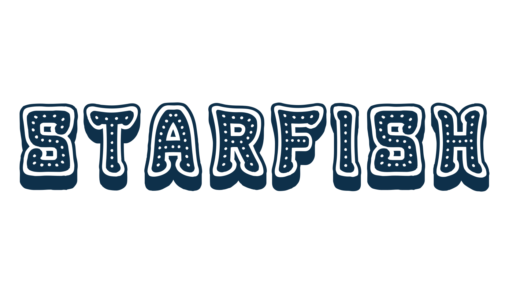 Starfish (starfish-3), fancy decorative font preview