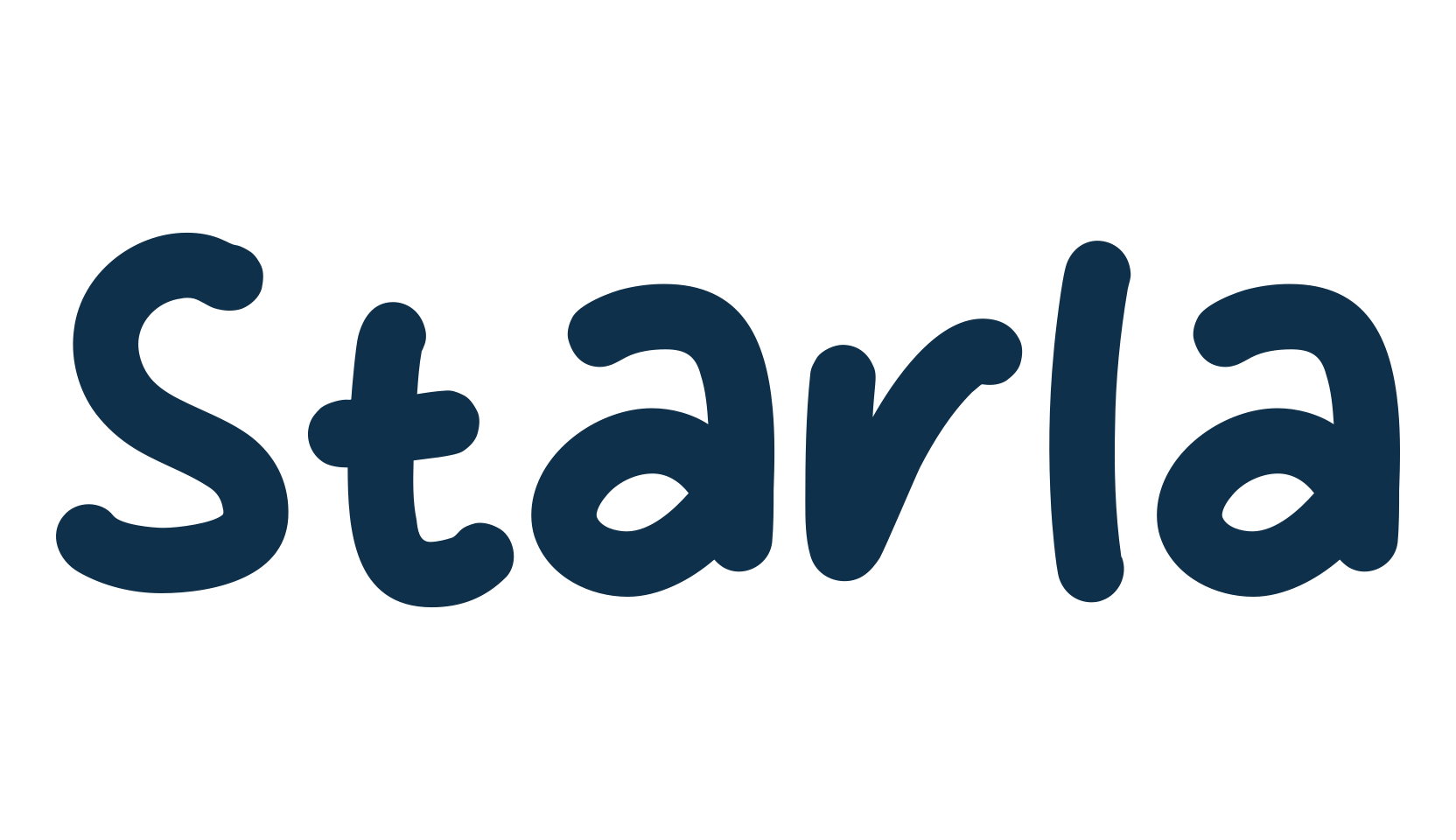 Starla, handwriting font preview