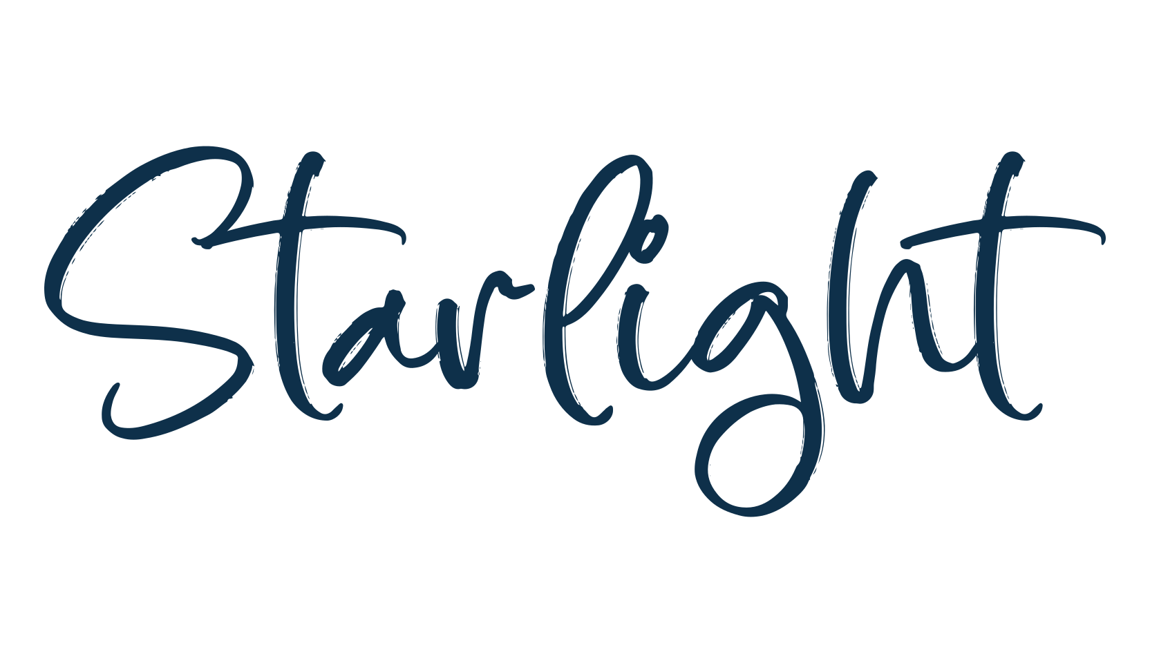 Starlight (starlight-14), script handwritten fancy decorative calligraphy font preview