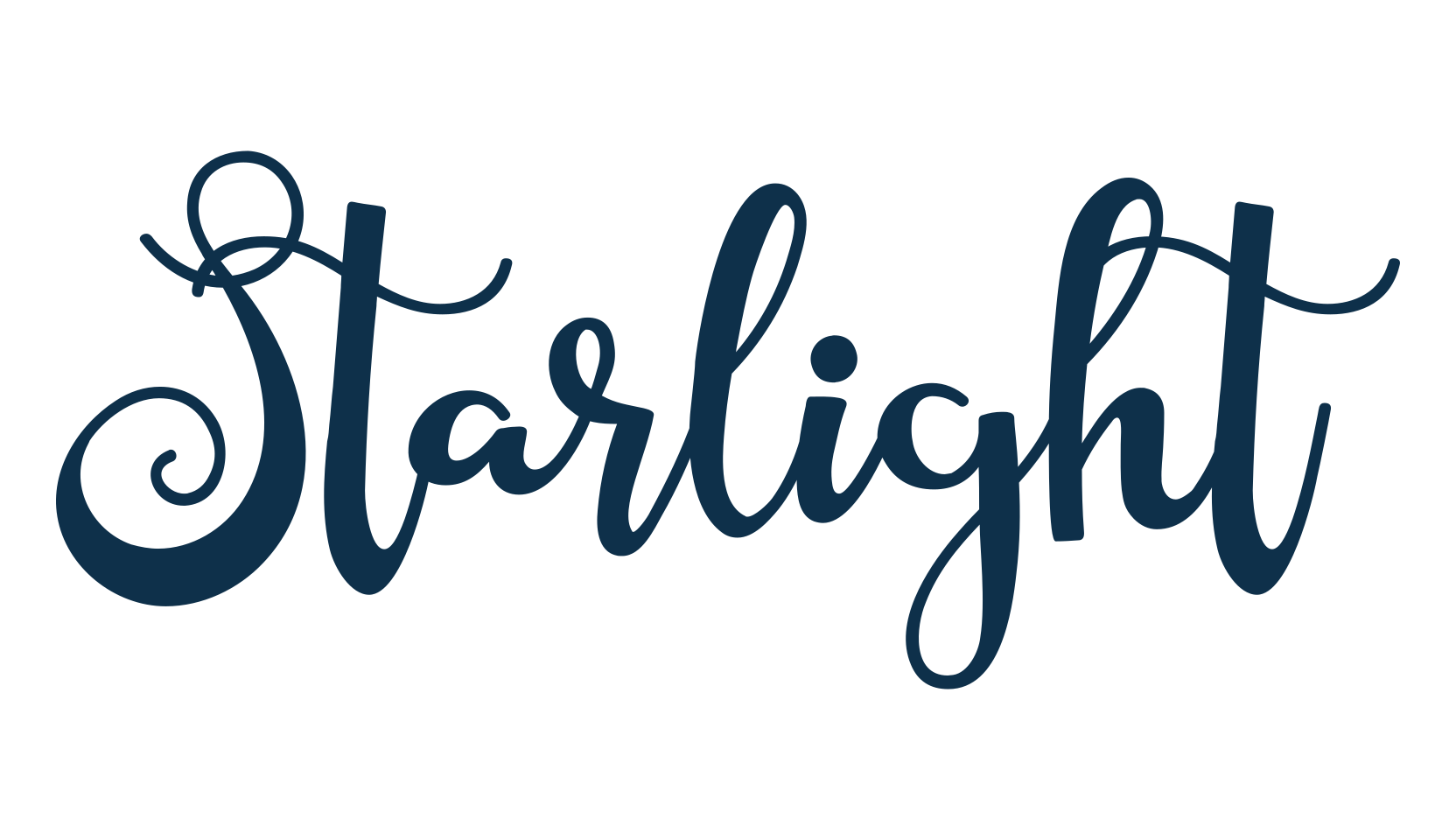 Starlight (starlight-3), script calligraphy fancy decorative font preview