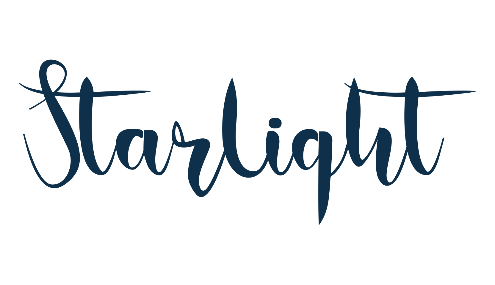 Starlight (starlight-7), calligraphy font preview