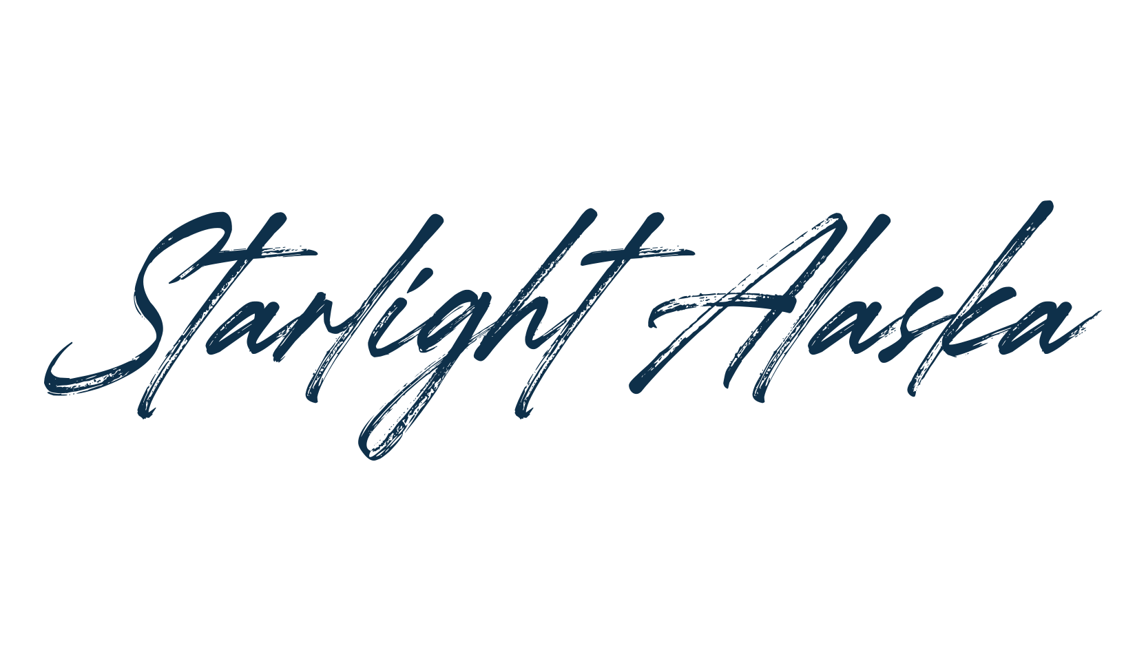 Starlight Alaska, script brush fancy decorative calligraphy font preview