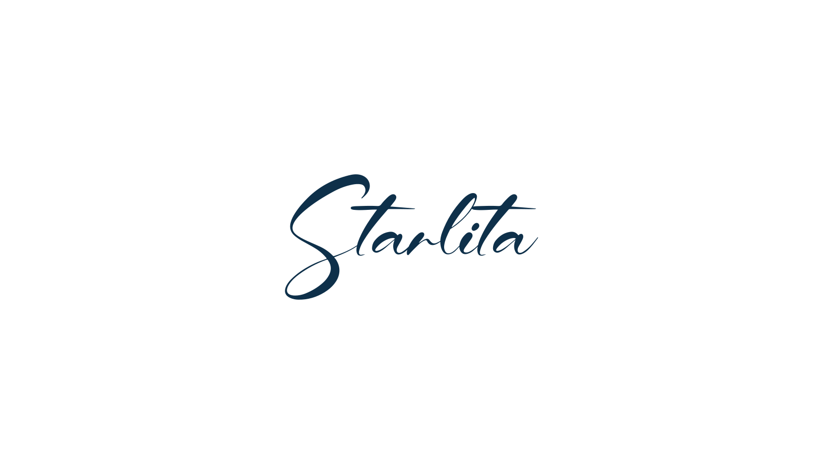 Starlita, script calligraphy fancy decorative font preview