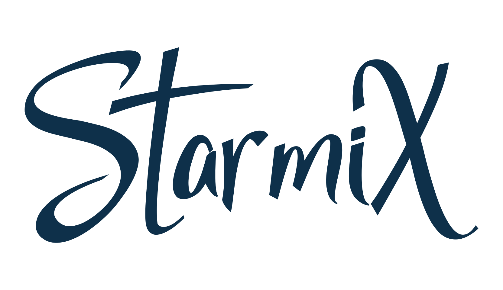 StarmiX, handwriting font preview