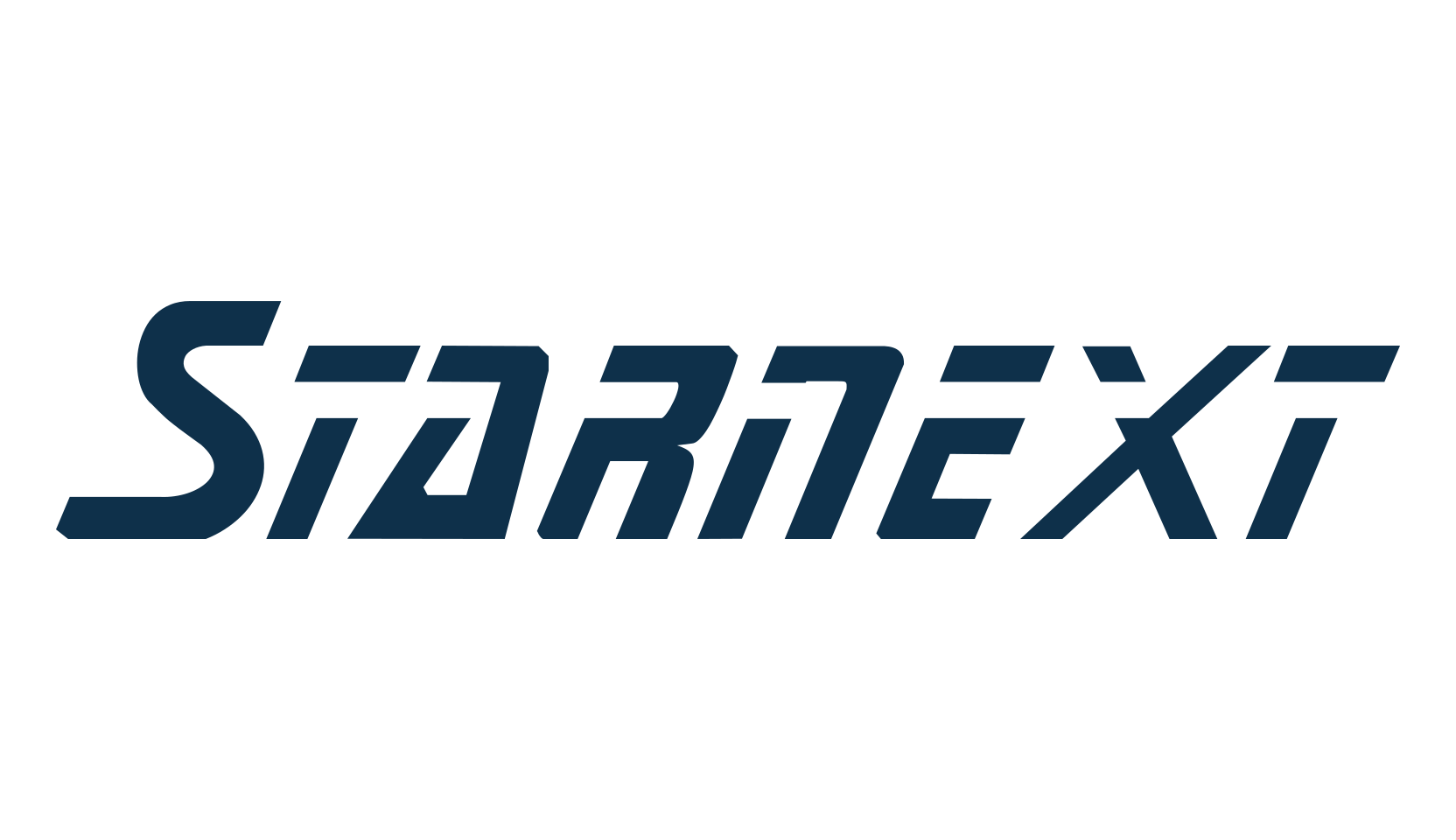 Starnext, techno sci-fi font preview