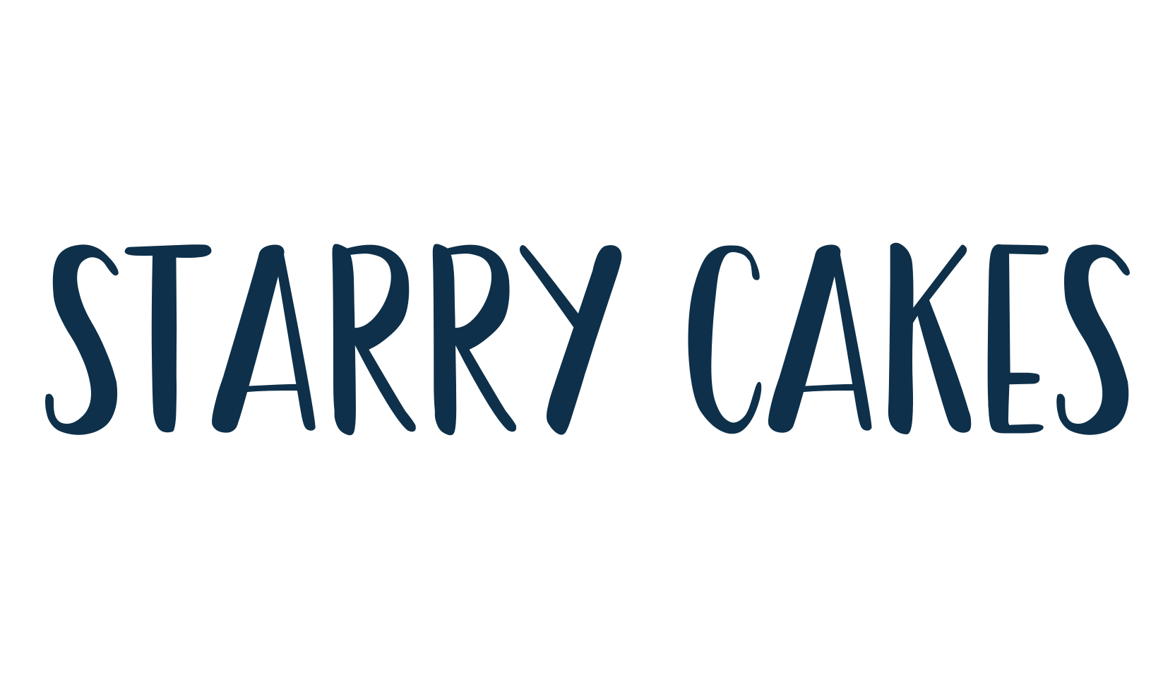 Starry Cakes, fancy various decorative script calligraphy font preview