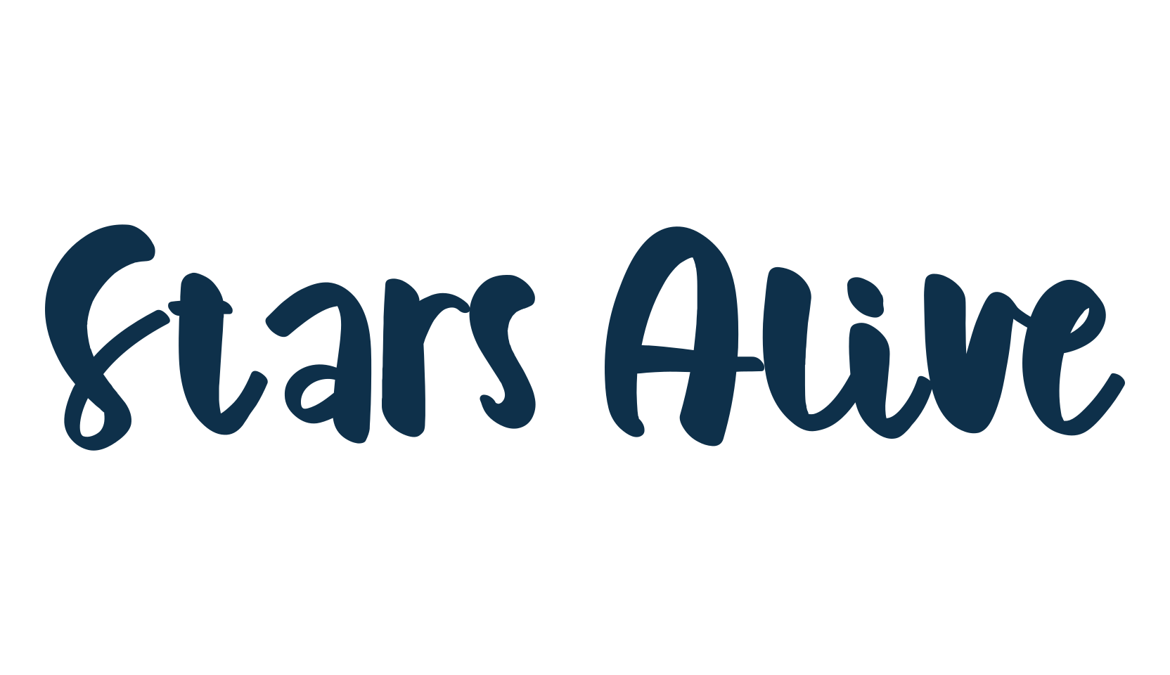 Stars Alive, script handwritten fancy decorative calligraphy font preview