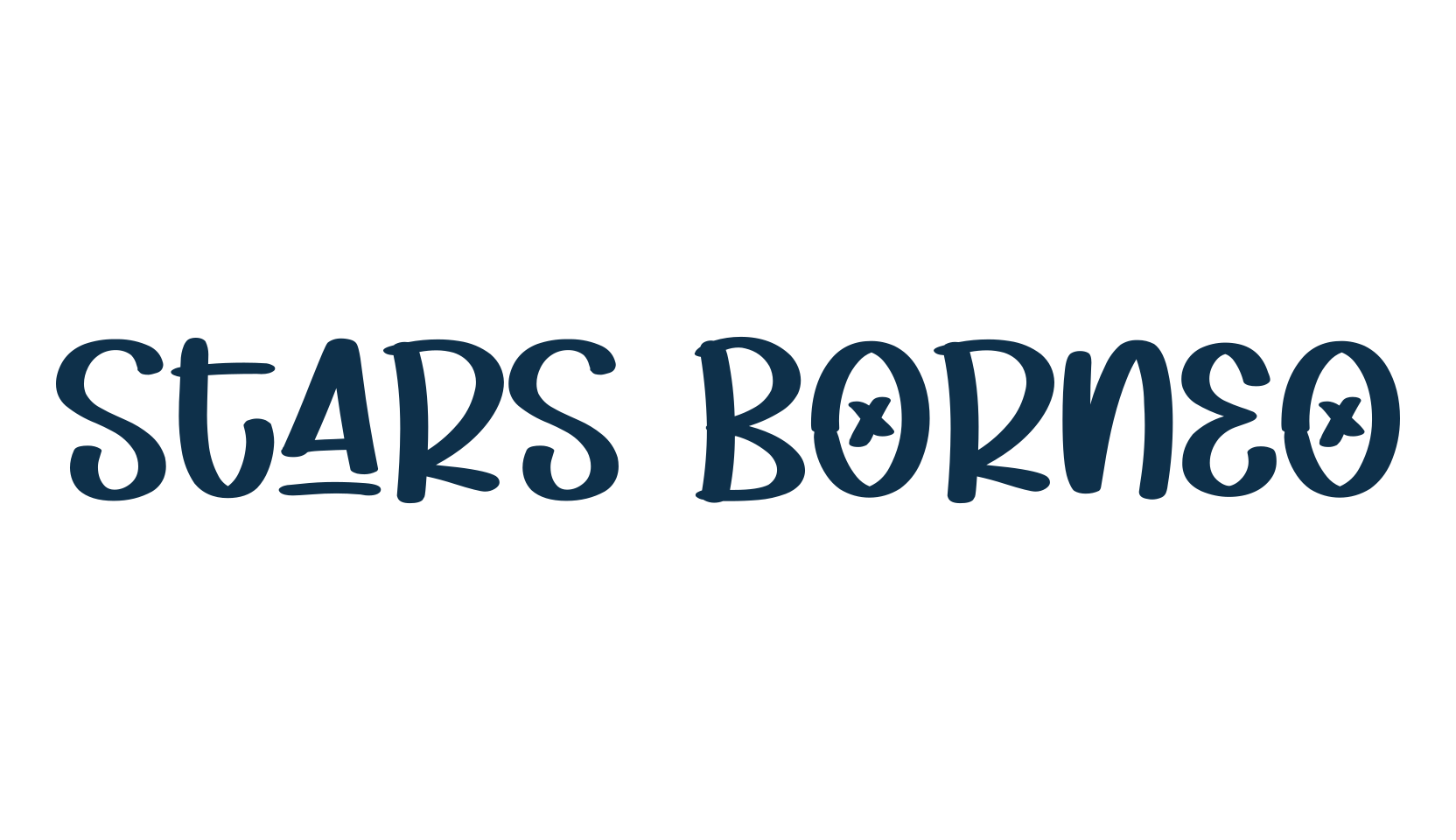 Stars Borneo, various font preview