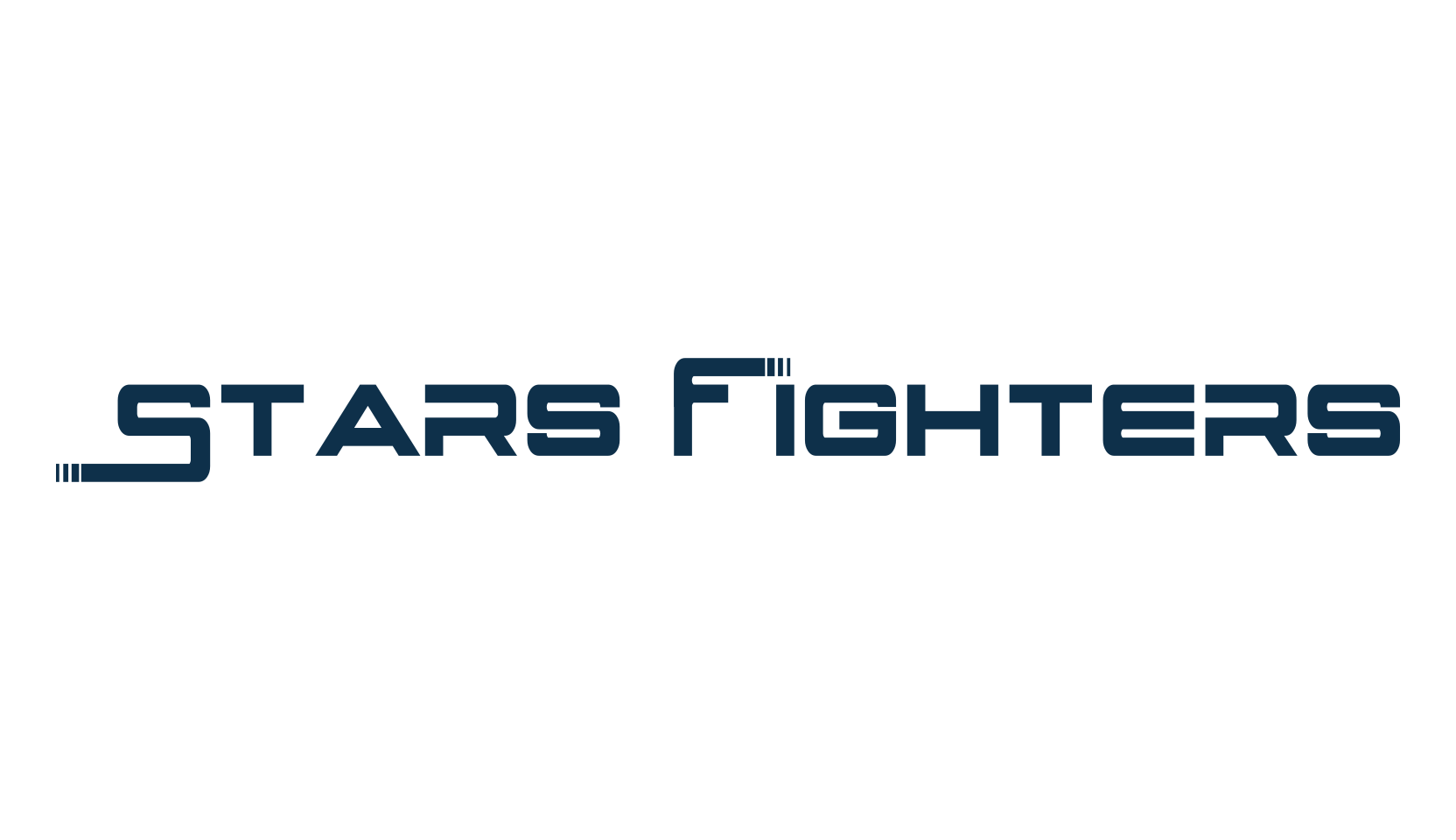 Stars Fighters, techno sci-fi font preview