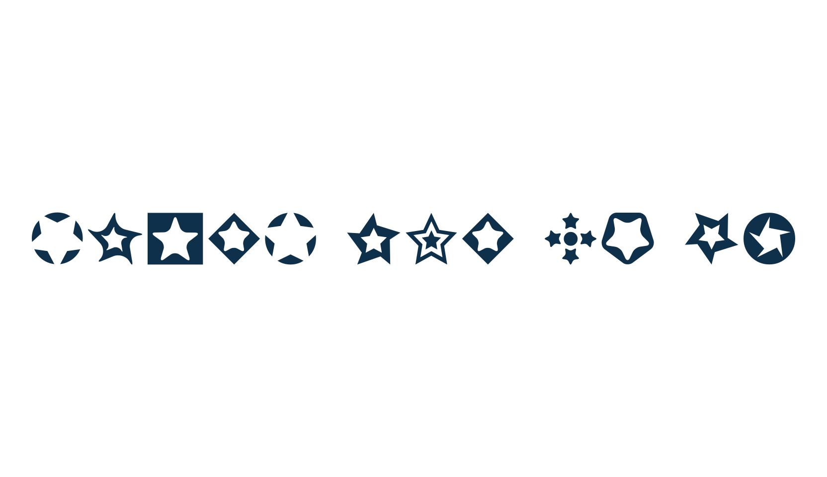 Stars for 3D FX, display market font preview