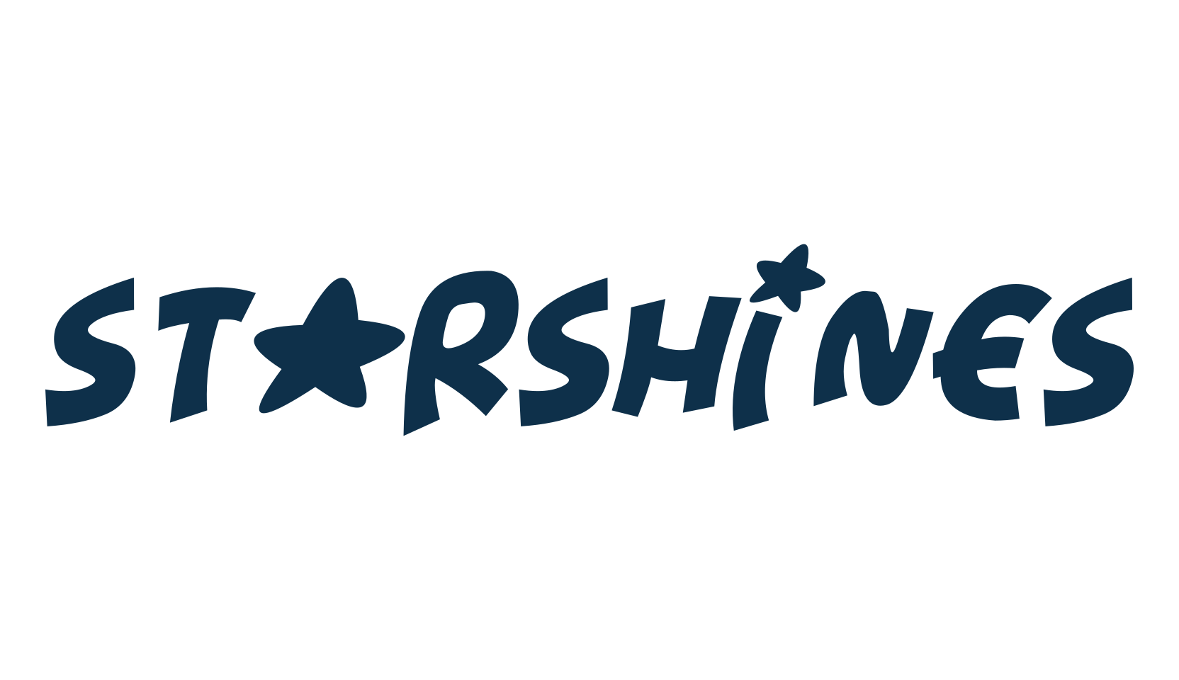 Starshines, fancy cartoon decorative font preview