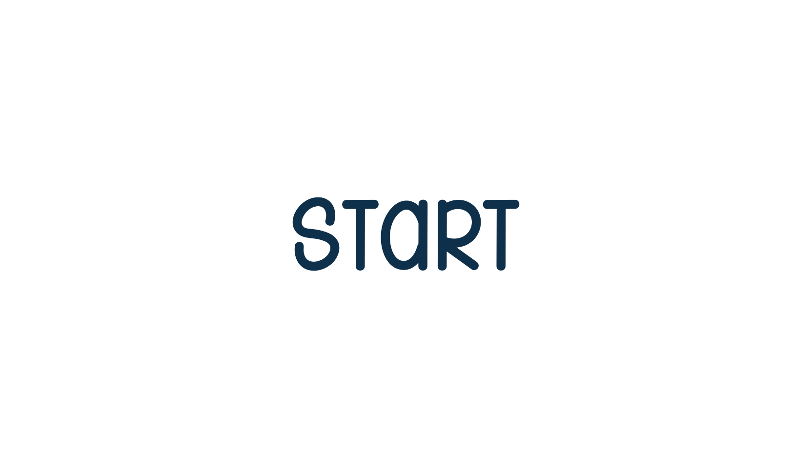 Start, handwriting font preview