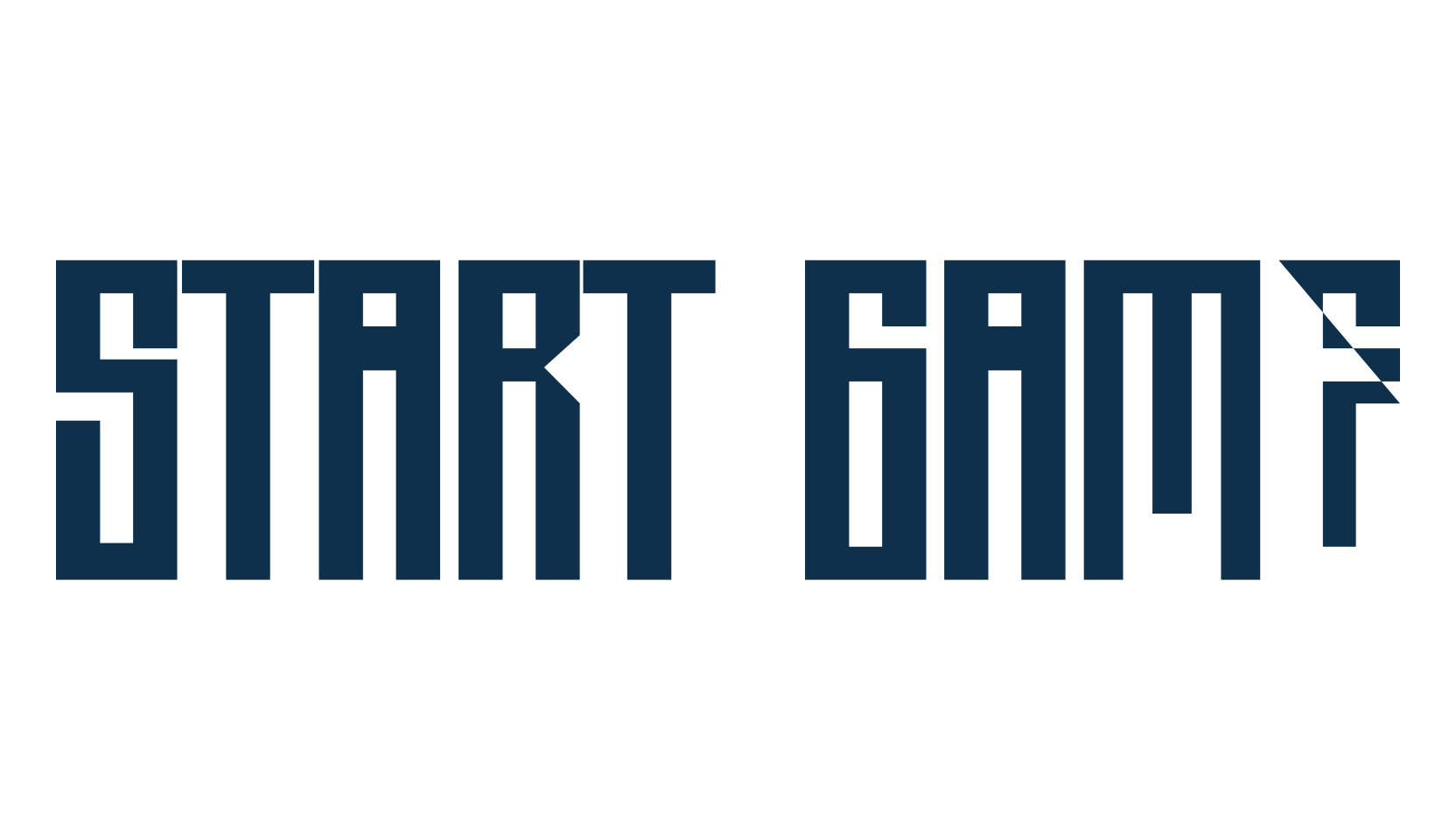 Start Game, various font preview