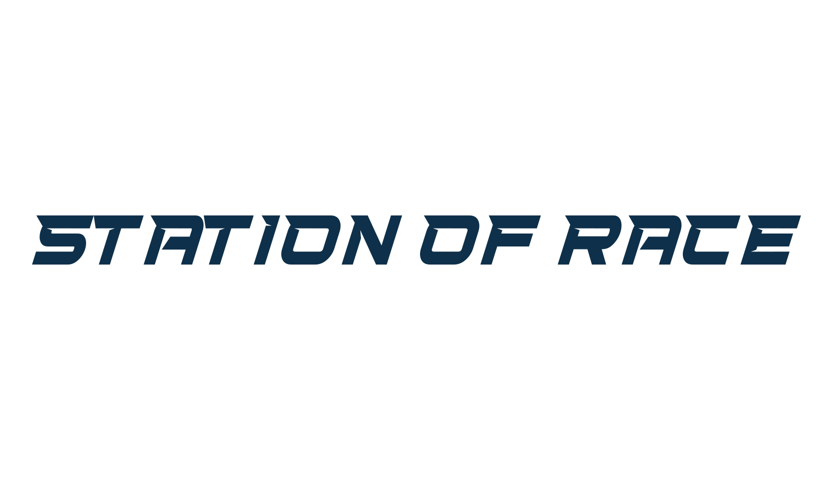 Station Of Race, sci-fi font preview