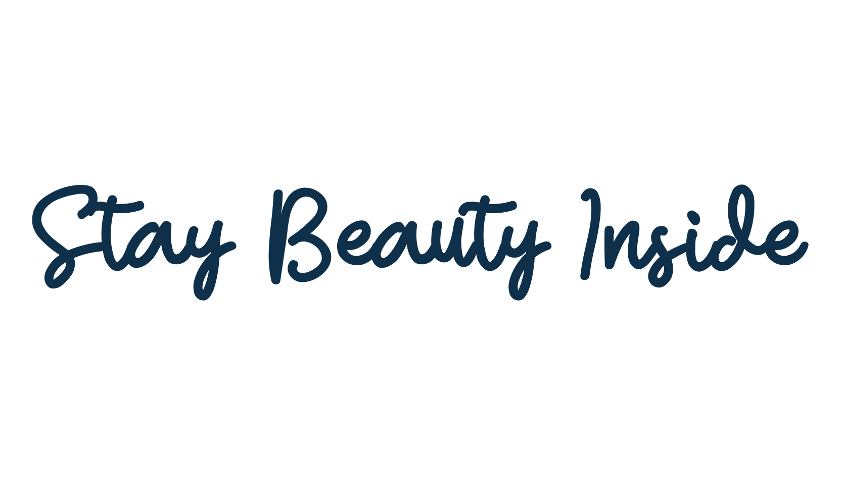Stay Beauty Inside, script handwritten fancy decorative calligraphy font preview