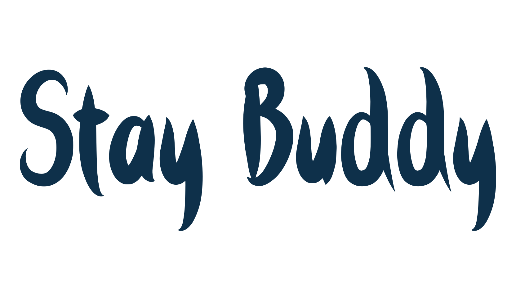 Stay Buddy, various font preview