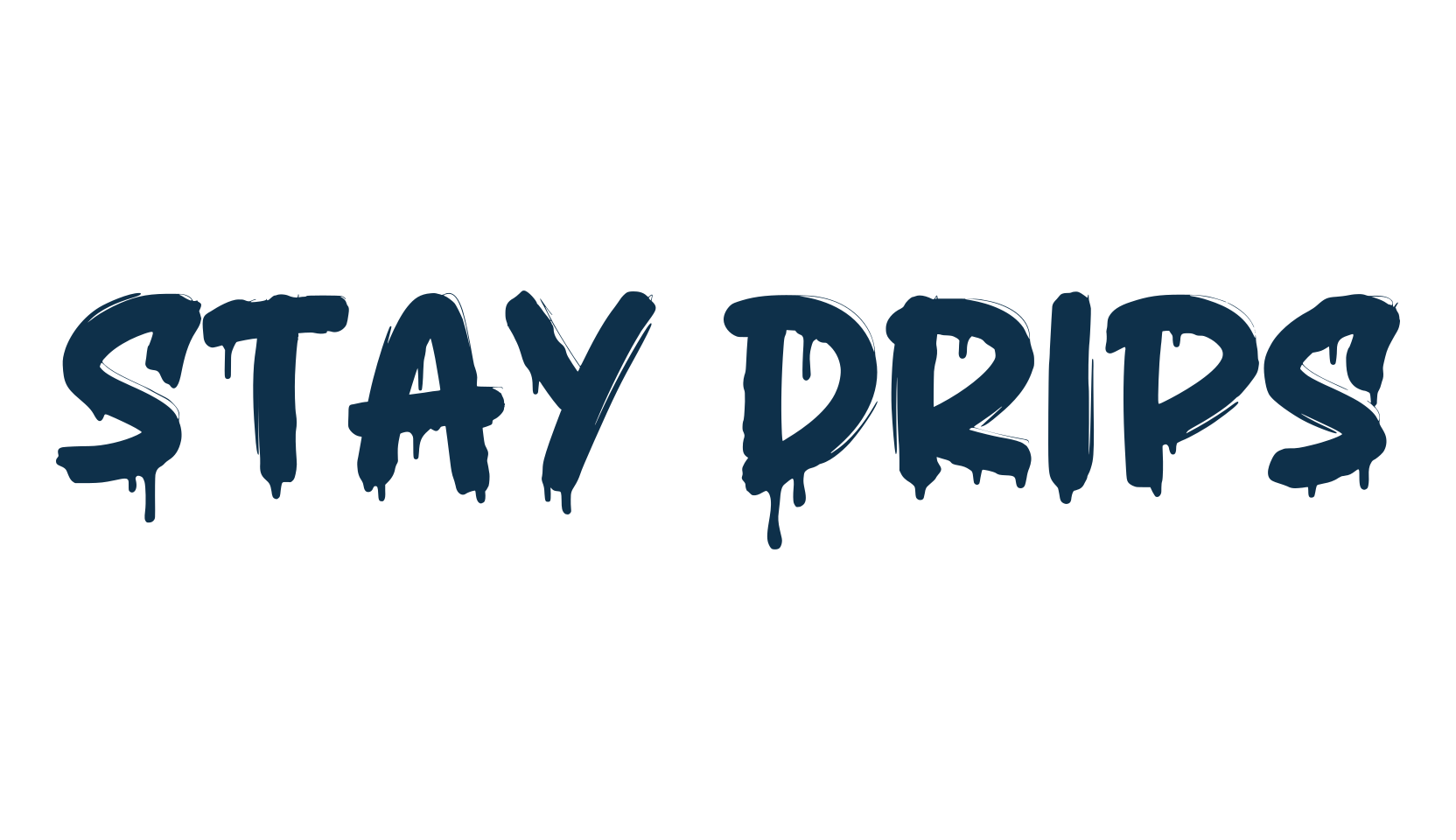 Stay Drips, holiday halloween fancy decorative horror font preview