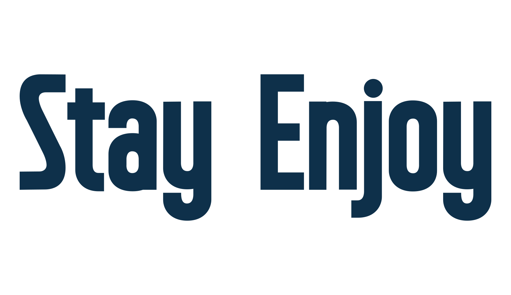 Stay Enjoy, sans serif font preview
