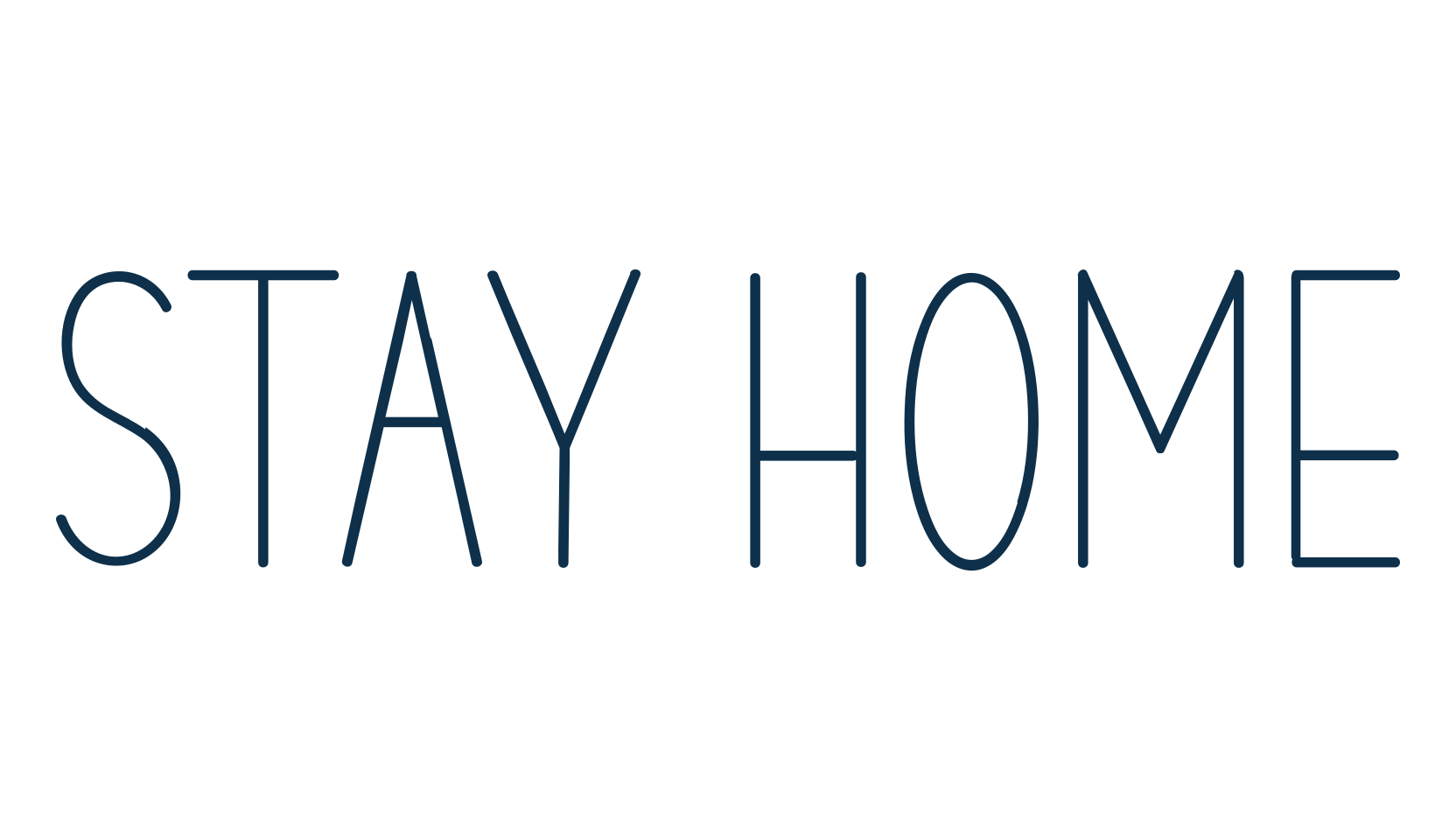 Stay Home (stay-home-2), basic sans serif font preview
