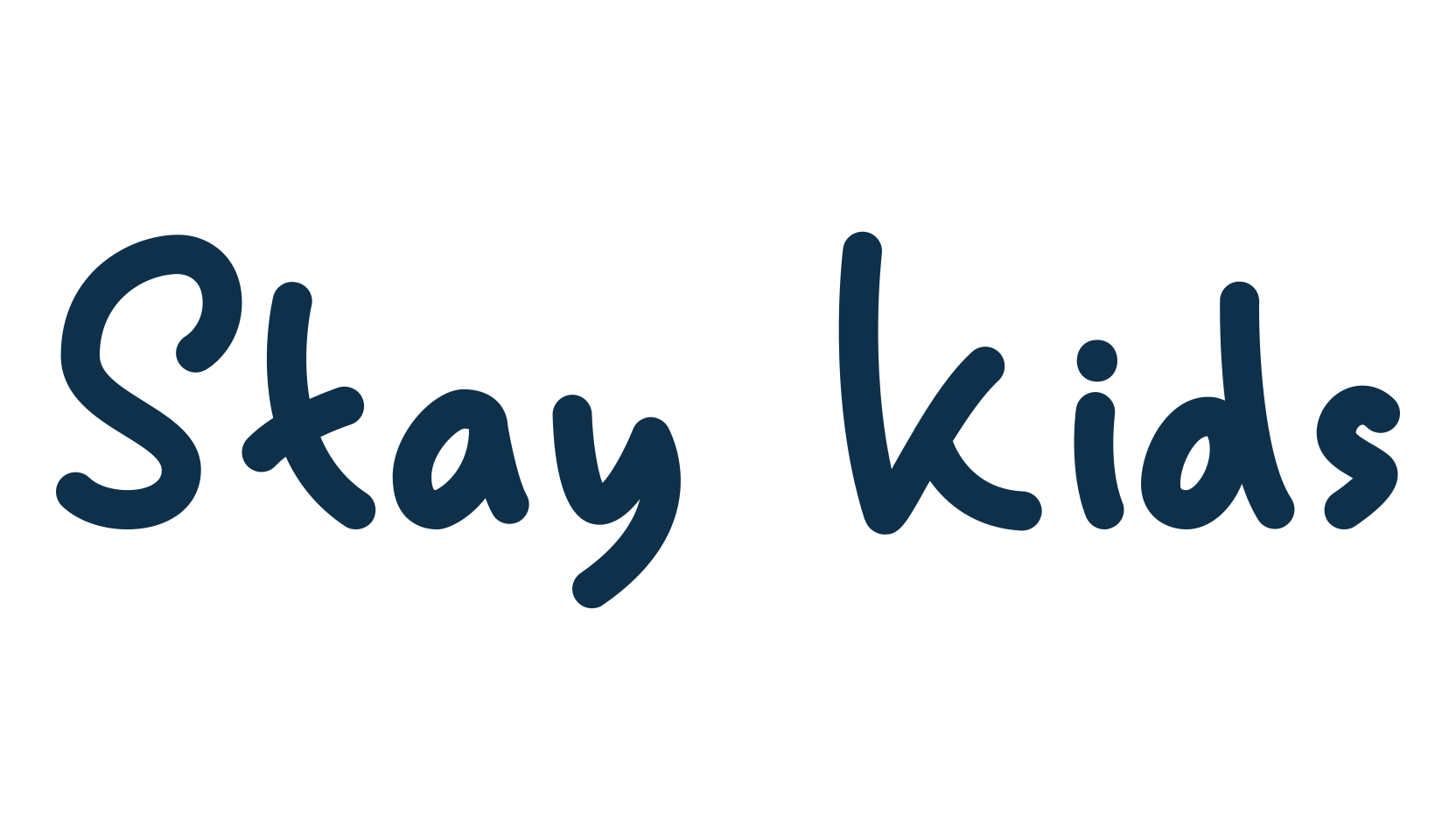 Stay Kids, handwriting font preview
