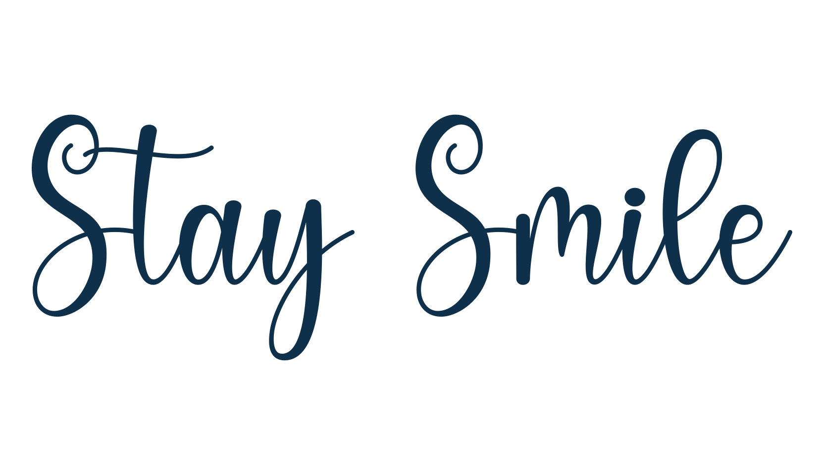 Stay Smile, script calligraphy fancy decorative font preview