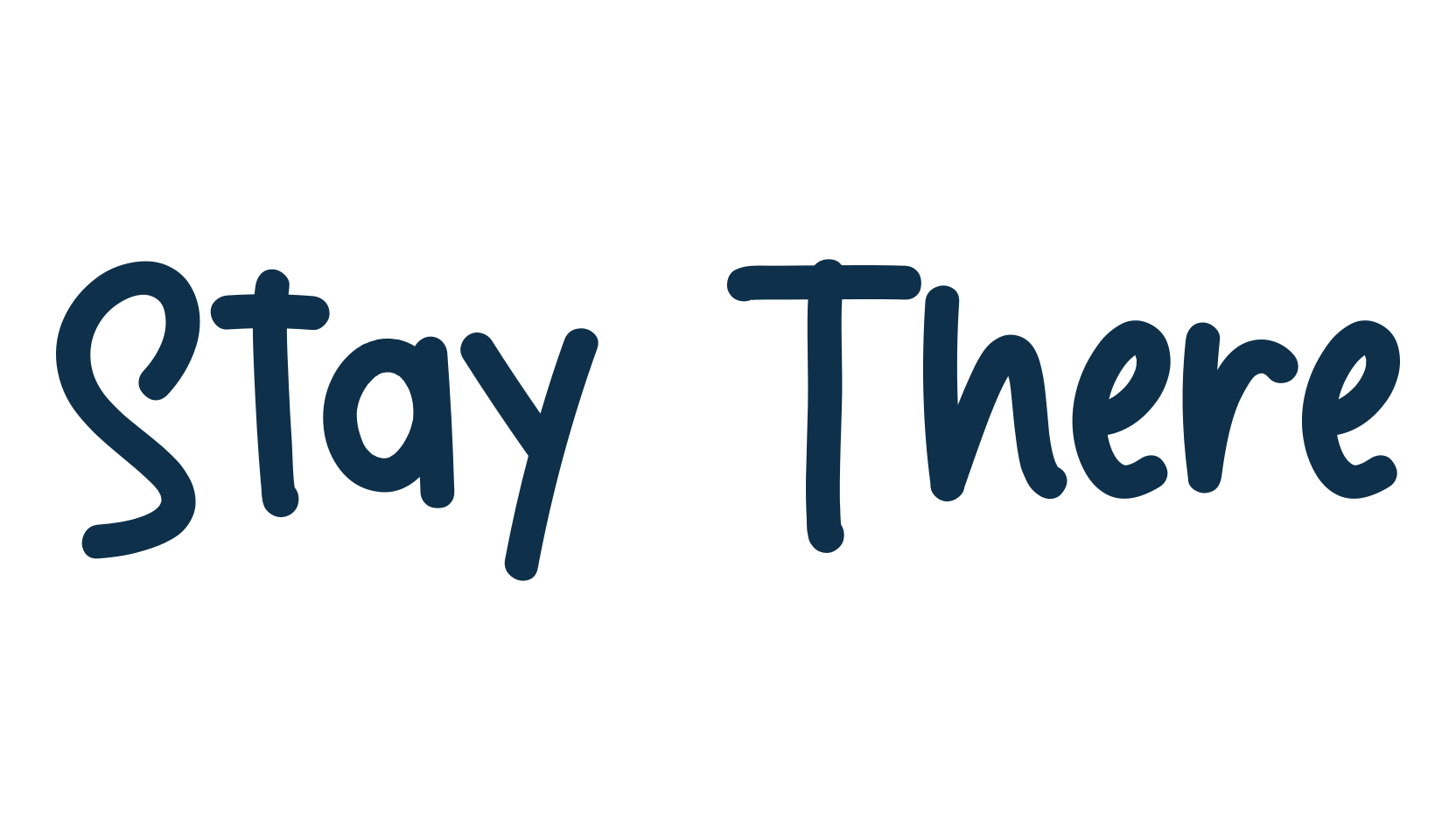 Stay There, script handwritten fancy decorative calligraphy font preview