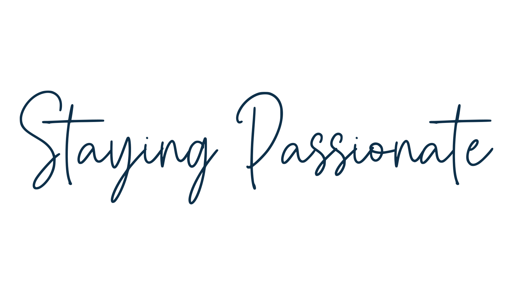 Staying Passionate, script handwritten fancy decorative calligraphy font preview