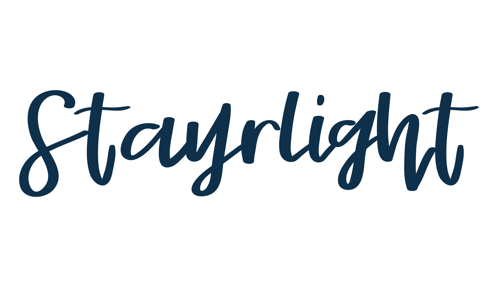 Stayrlight, calligraphy font preview