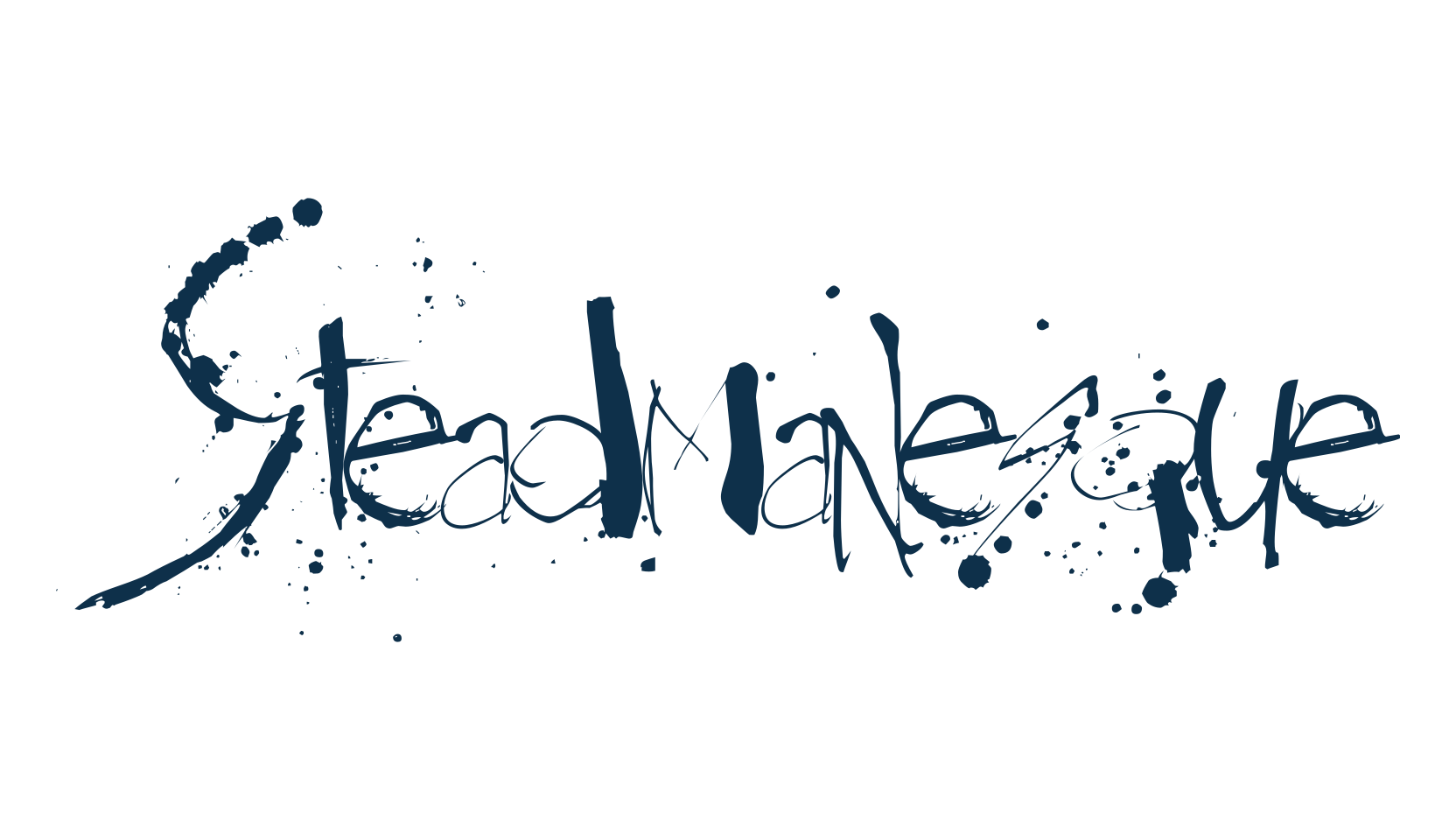 Steadmanesque, script trash fancy decorative calligraphy font preview