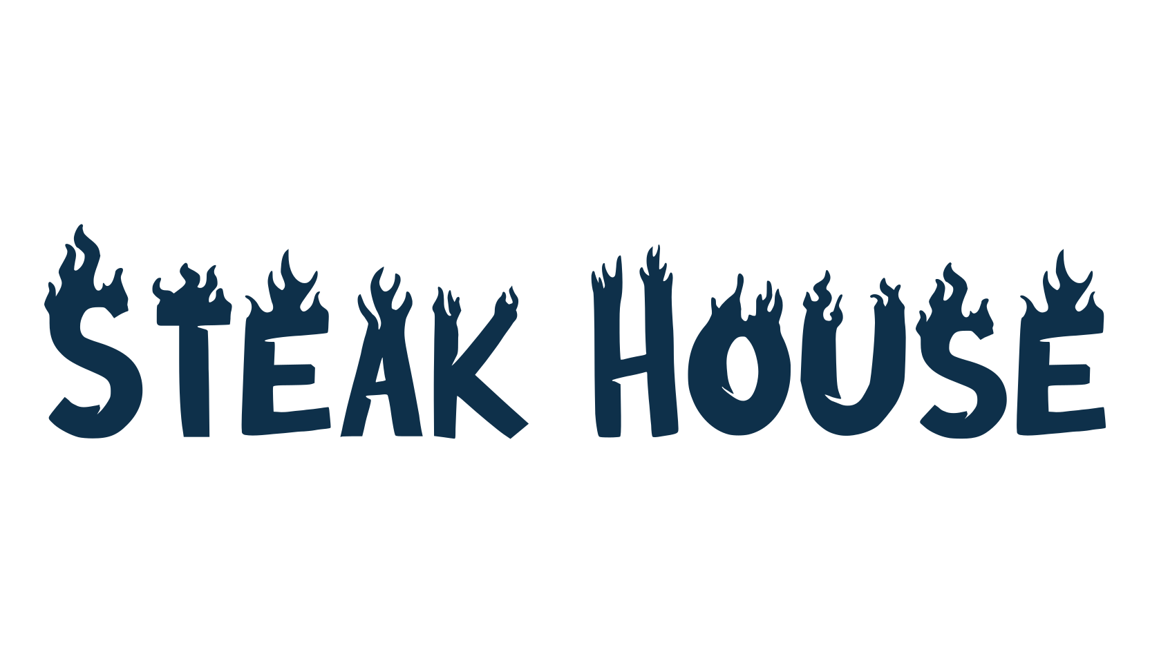 Steak House, fire, ice font preview