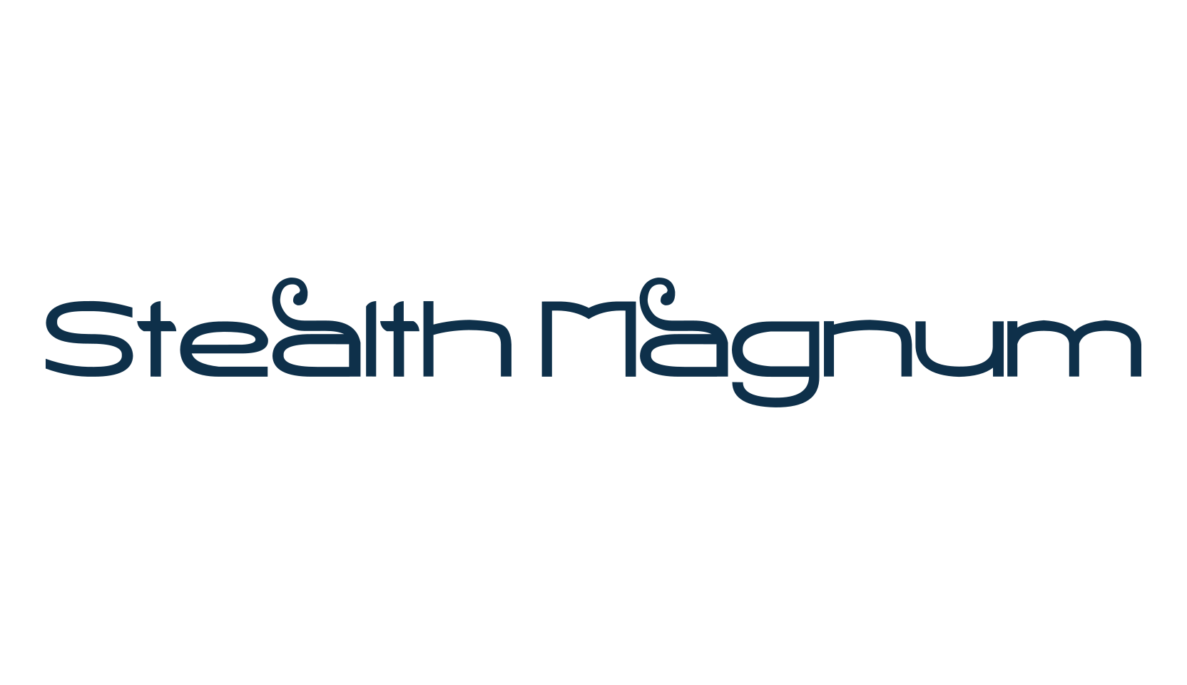 Stealth Magnum, fancy various decorative font preview