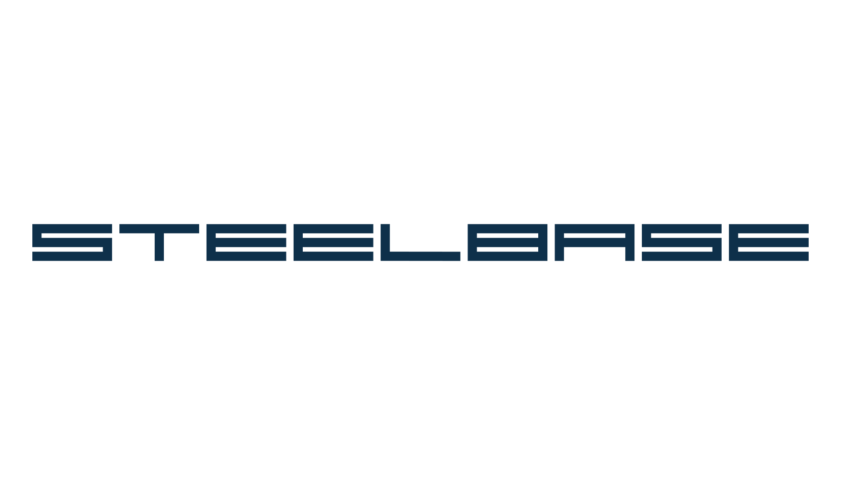 Steelbase, techno square sci-fi font preview