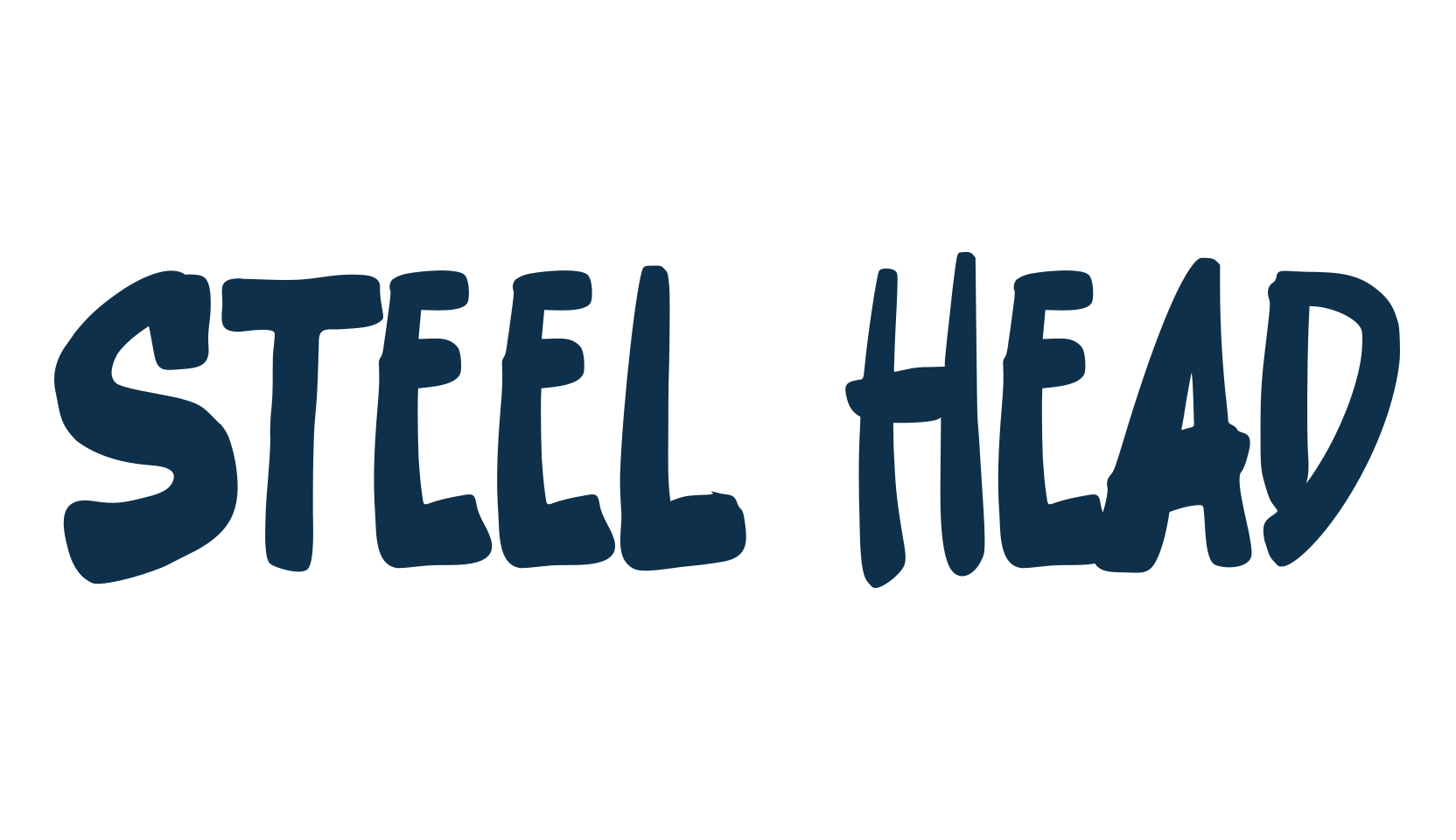 Steel Head, fancy cartoon decorative font preview