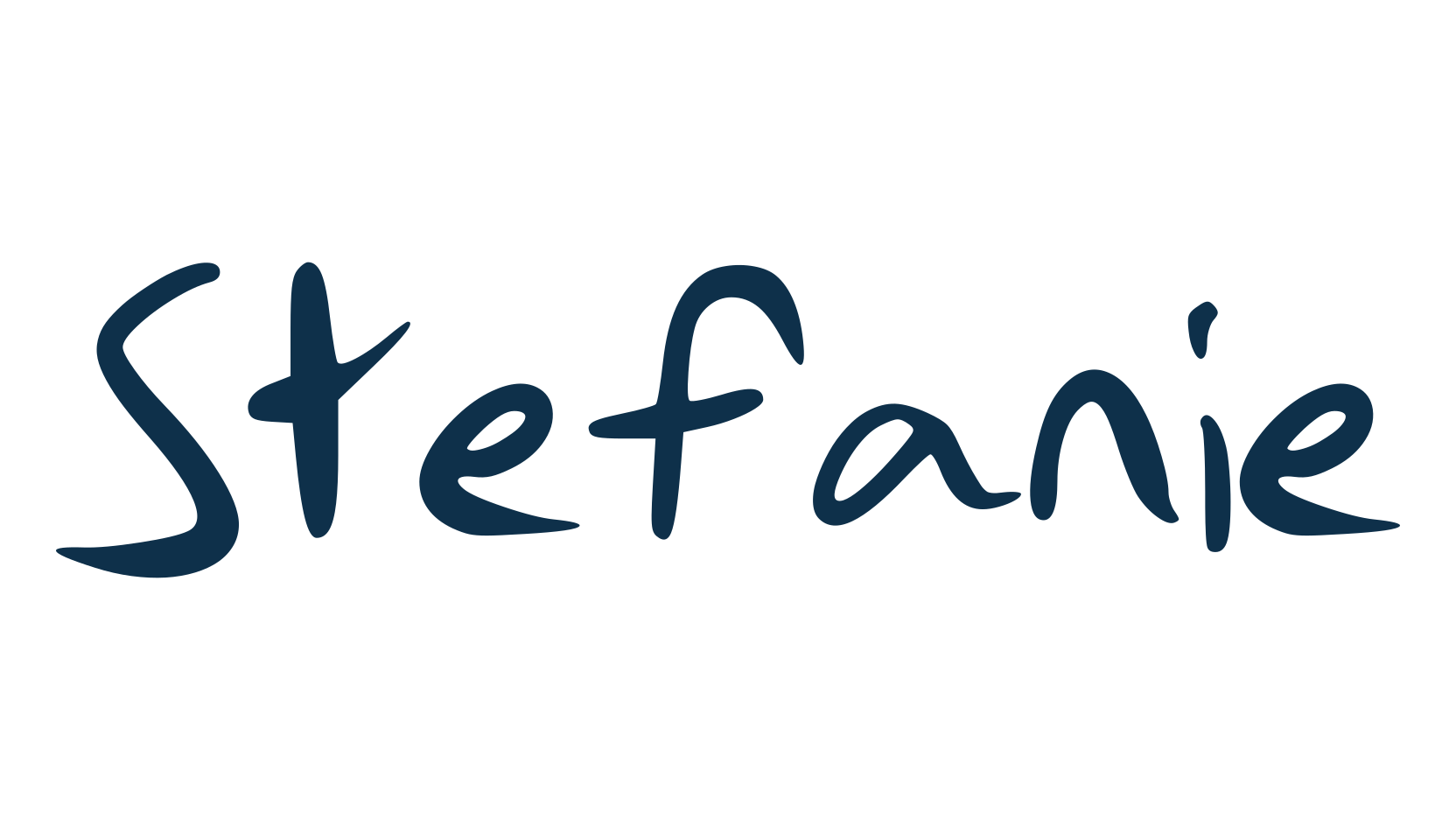 Stefanie, script handwritten fancy decorative calligraphy font preview