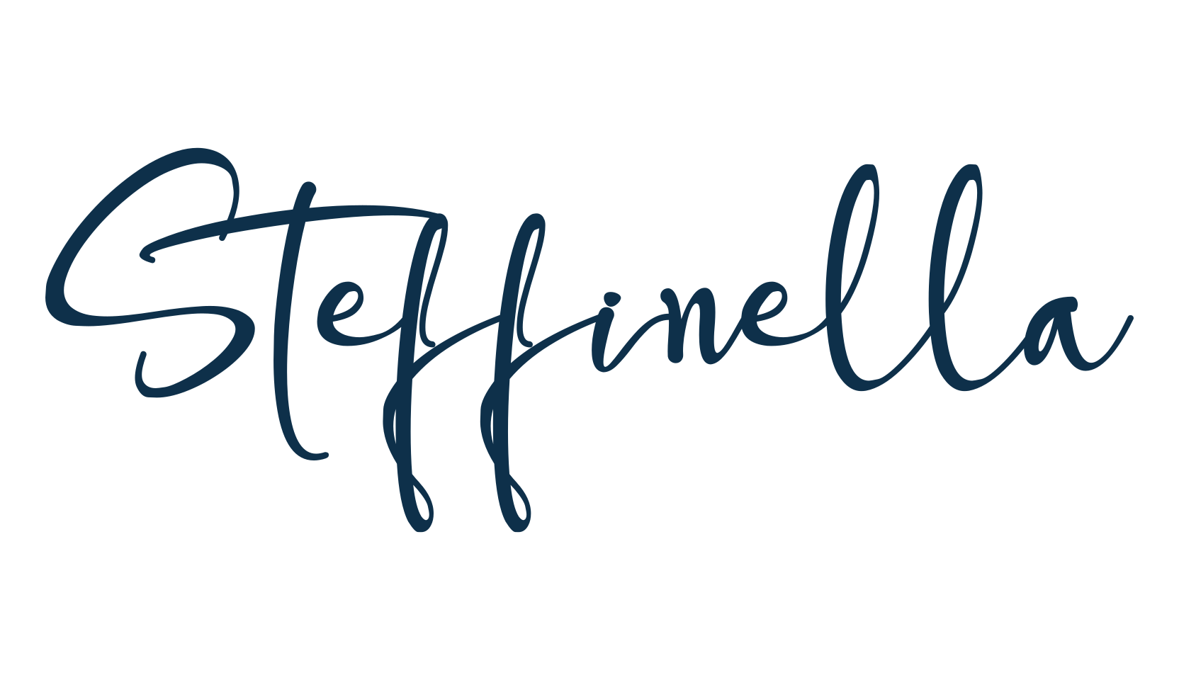 Steffinella, calligraphy font preview