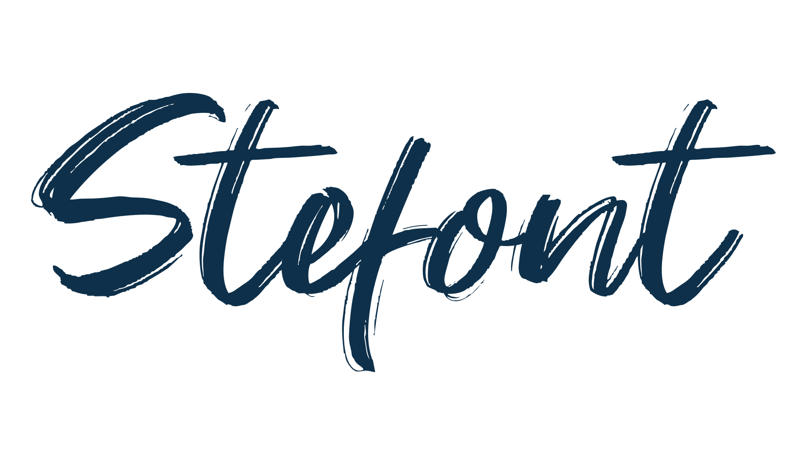 Stefont, brush font preview