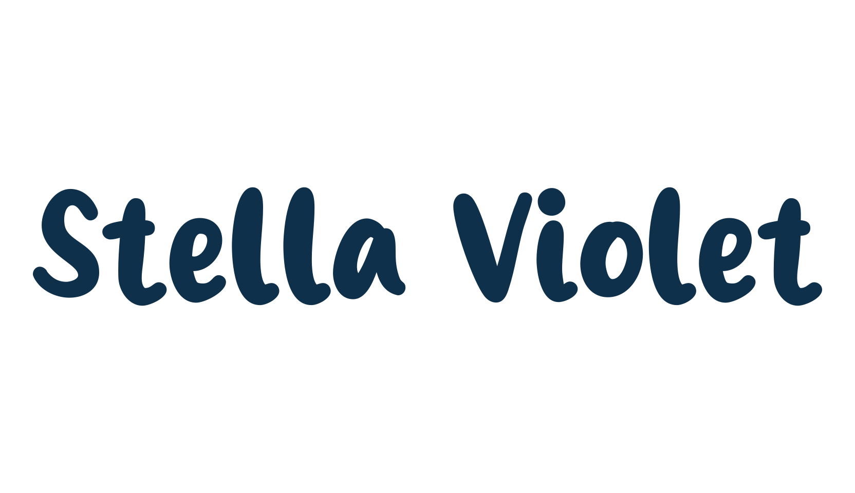 Stella Violet, display market font preview