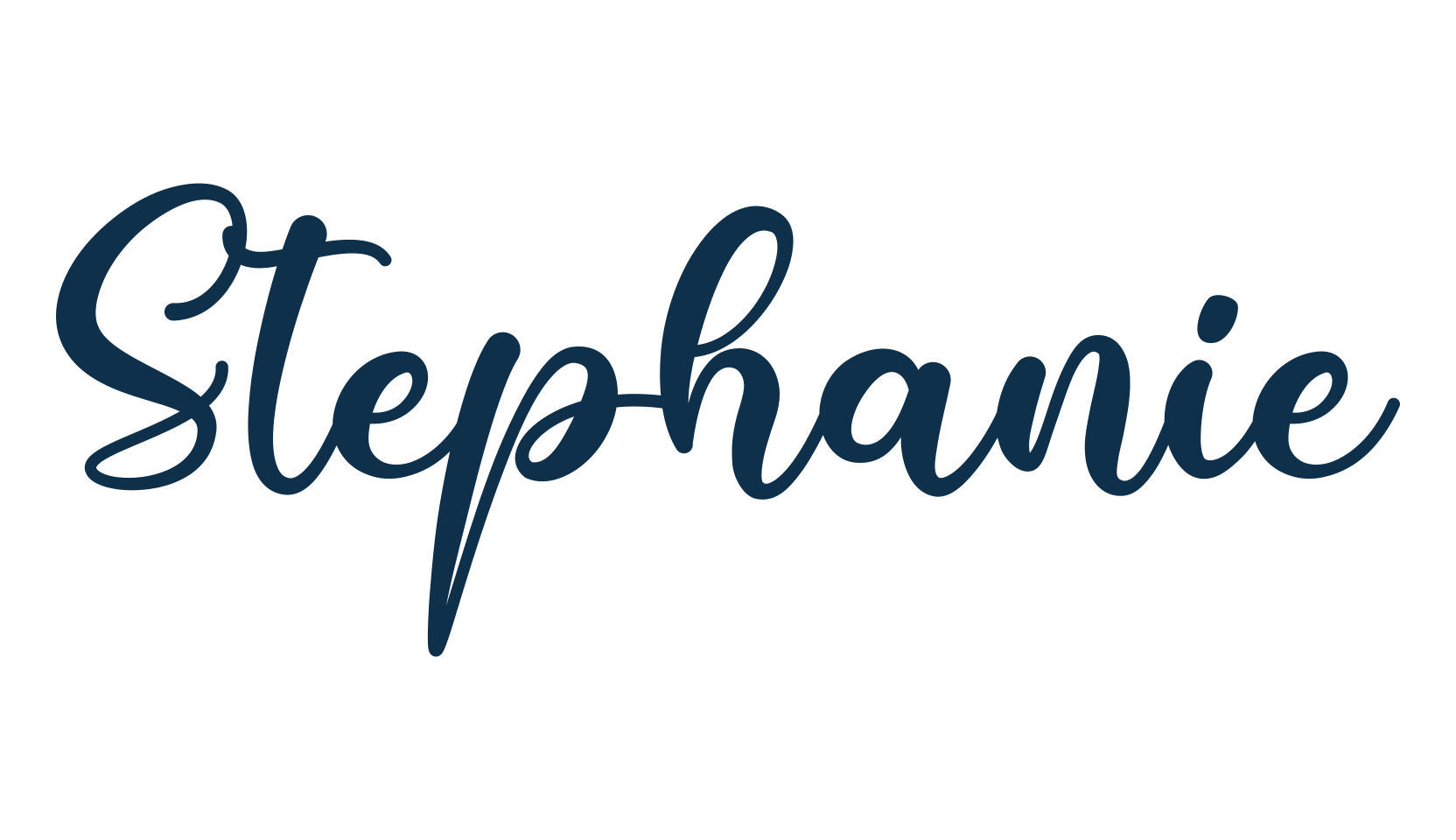 Stephanie (stephanie-4), script calligraphy fancy decorative font preview