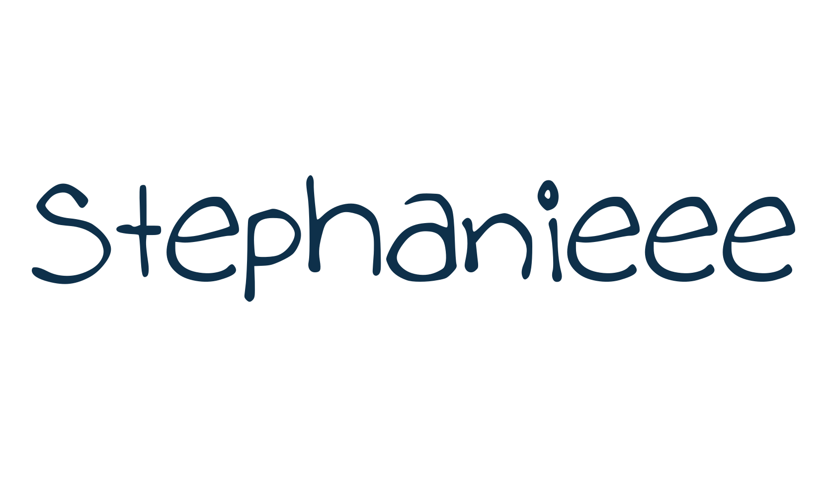 Stephanieee, script handwritten fancy decorative calligraphy font preview