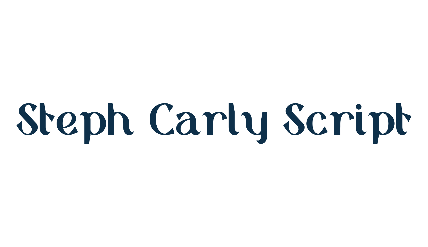 Steph Carly Script, script calligraphy fancy decorative font preview