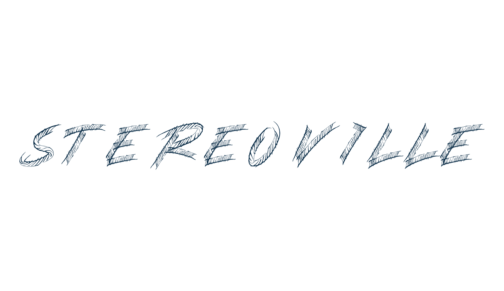 Stereo Ville, display market font preview