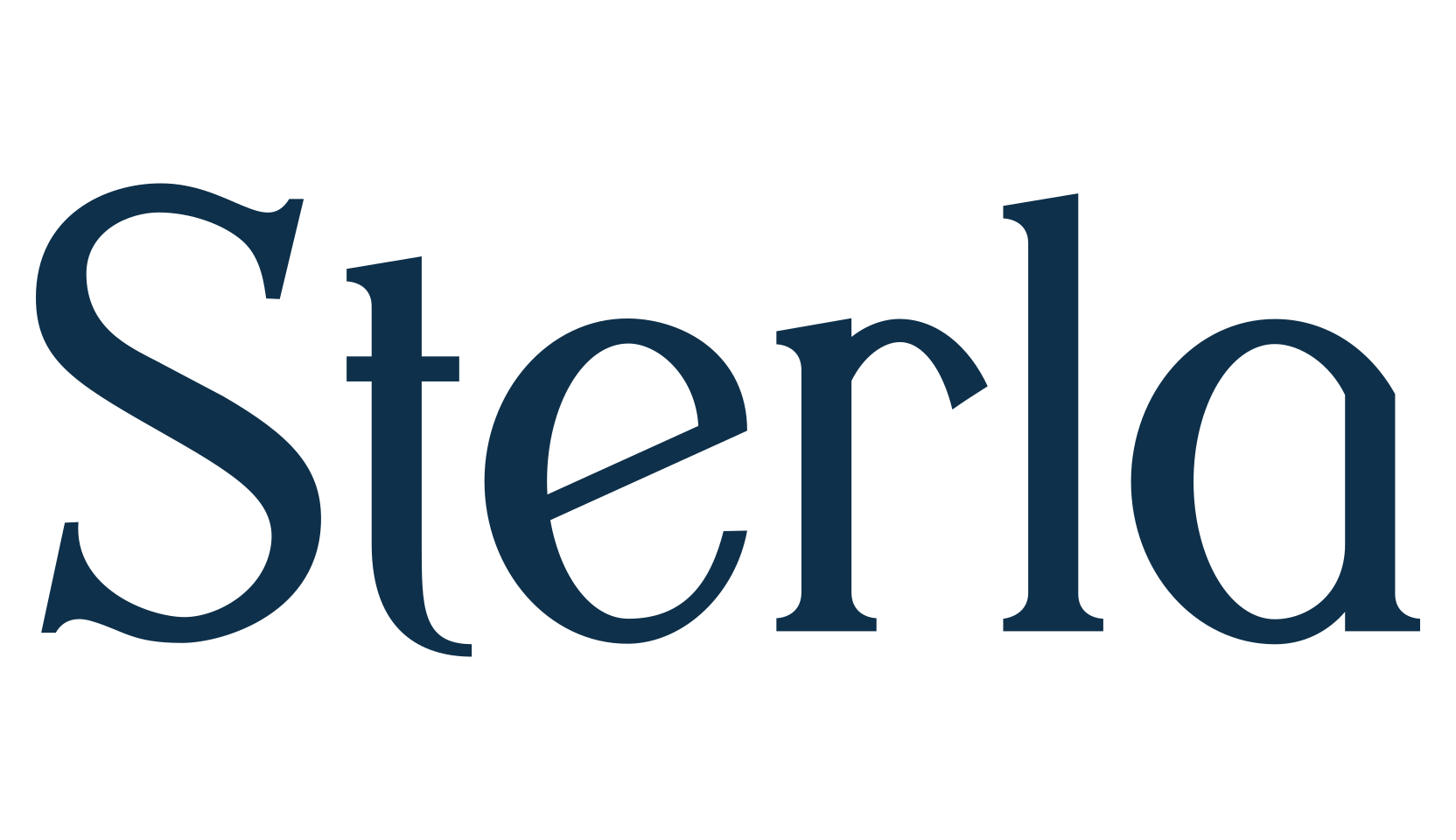 Sterla, basic serif font preview