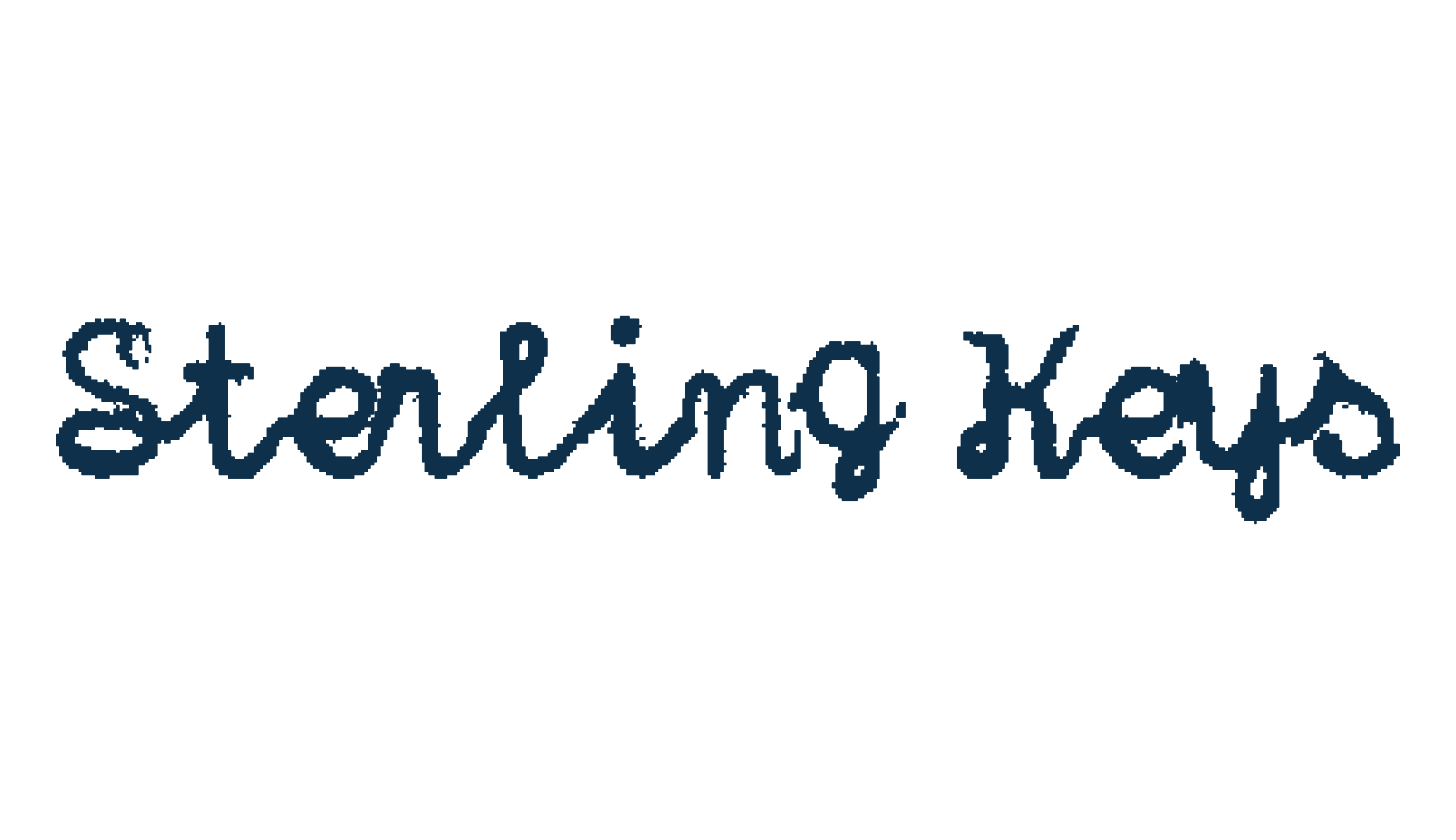 Sterling Keys, script trash fancy decorative calligraphy font preview