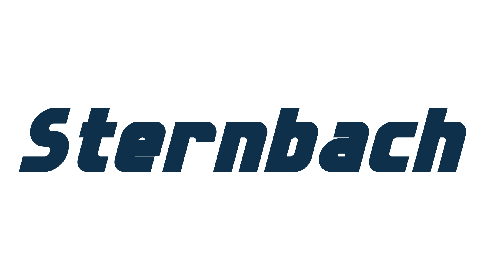 Sternbach, techno sci-fi font preview